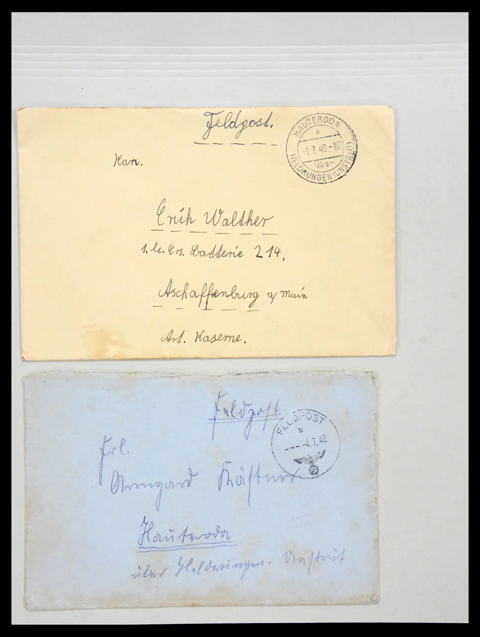 38762 0080 - Postzegelverzameling 38762 Wereld brieven 1880-1945.
