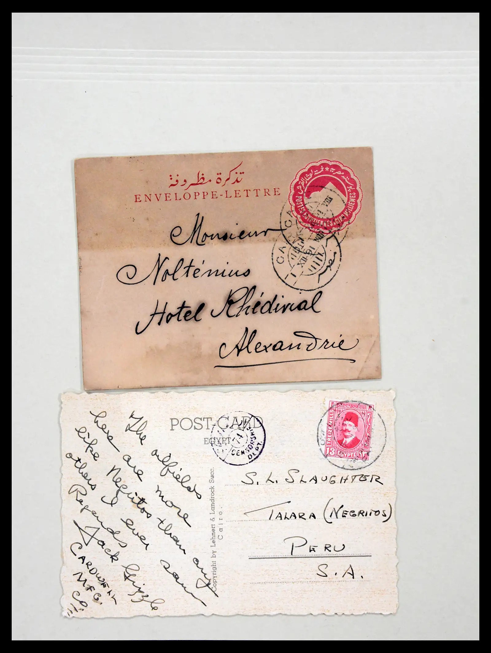 38762 0083 - Postzegelverzameling 38762 Wereld brieven 1880-1945.