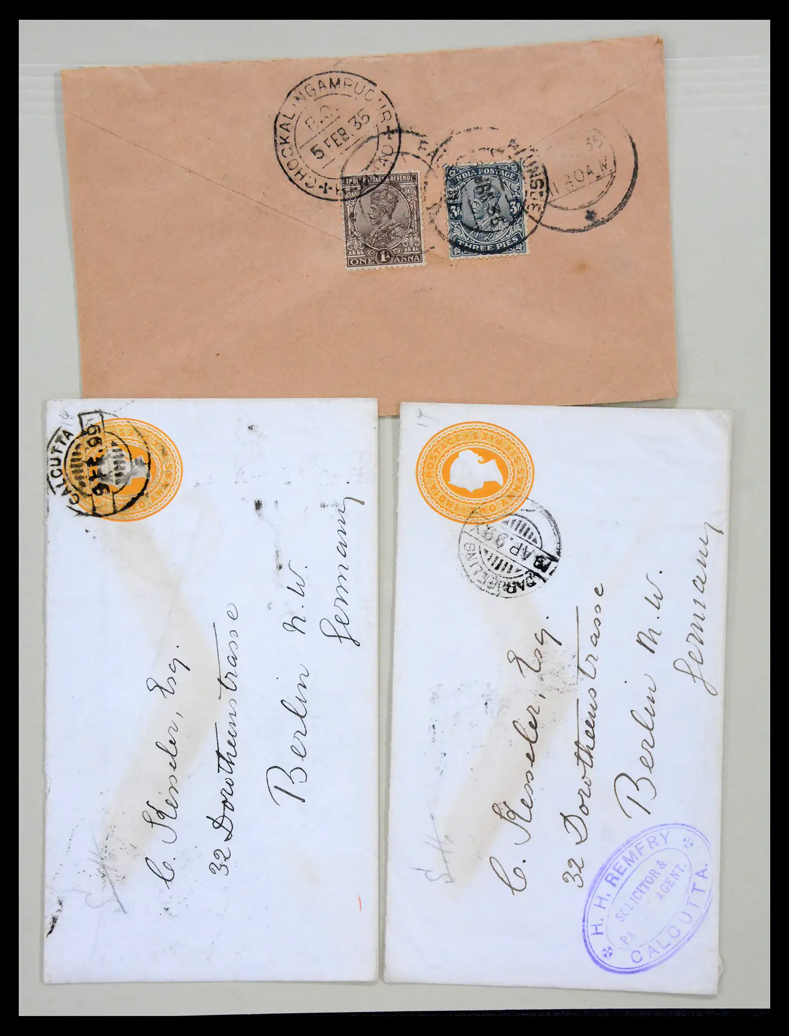 38762 0087 - Postzegelverzameling 38762 Wereld brieven 1880-1945.