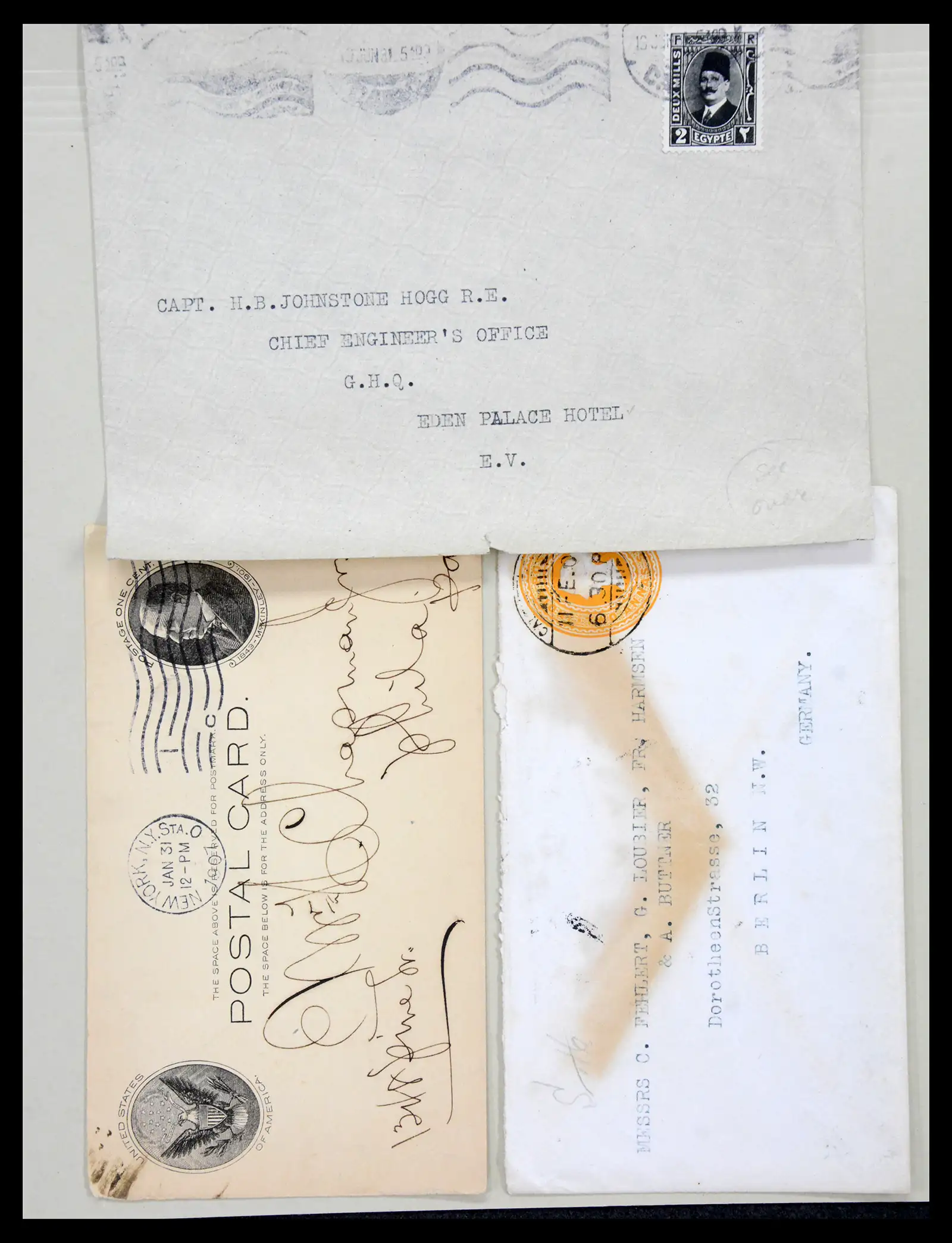38762 0096 - Postzegelverzameling 38762 Wereld brieven 1880-1945.