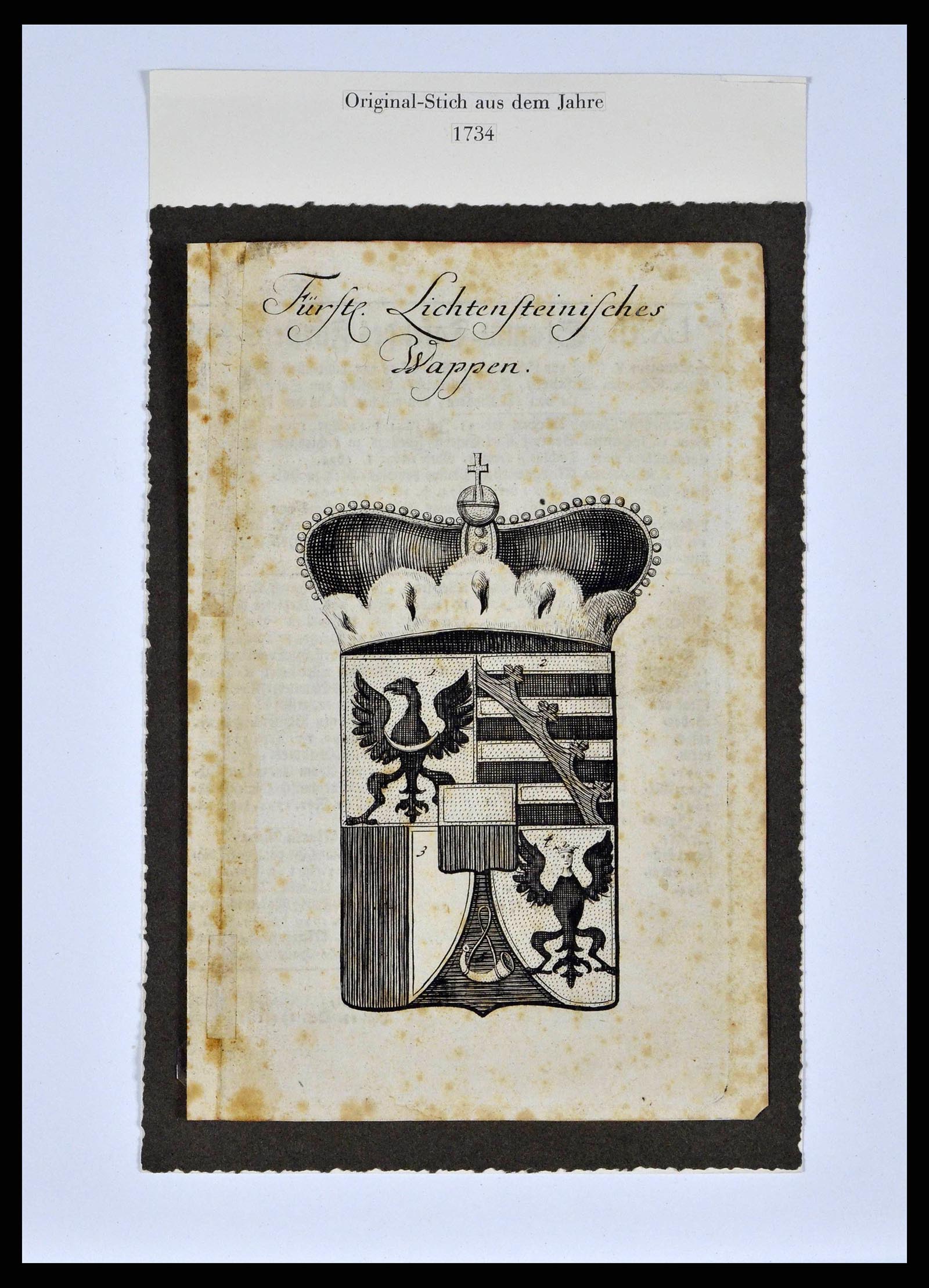 38772 0003 - Postzegelverzameling 38772 Liechtenstein portvrij brieven 1757 (!)-19