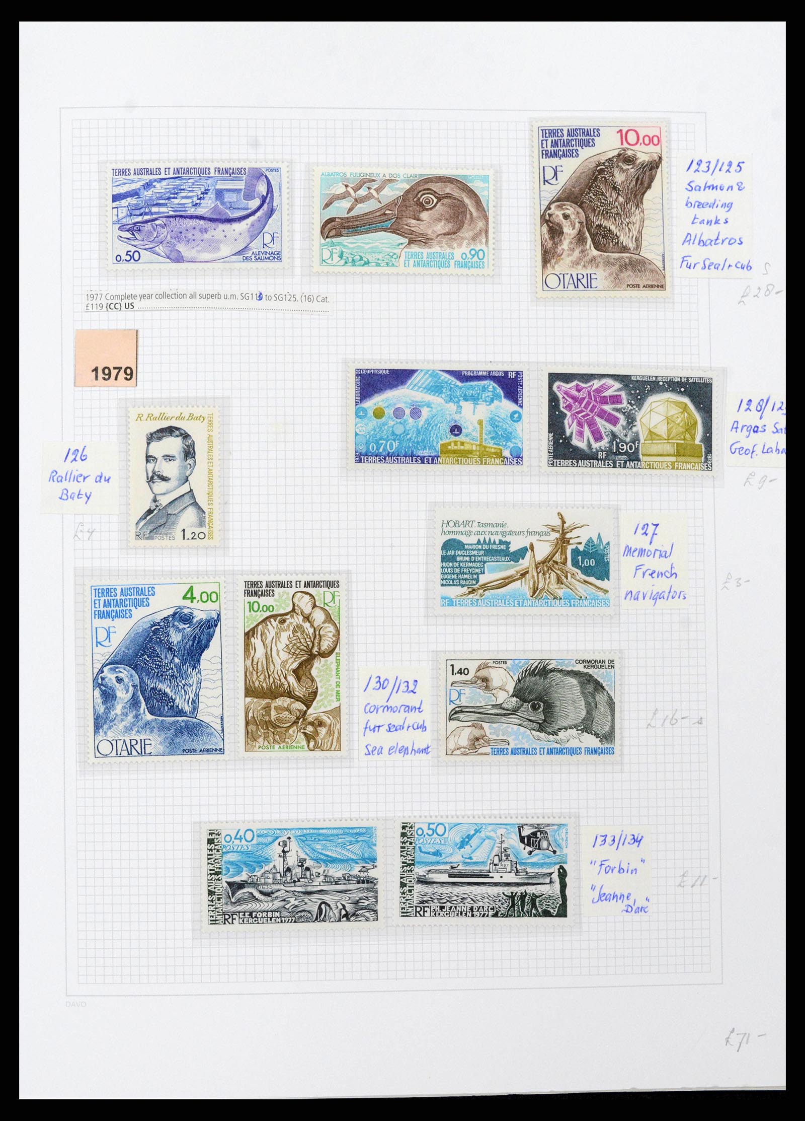 38773 0011 - Stamp collection Frans Antarctica 1948-2016. French Antarctica 1948-2016