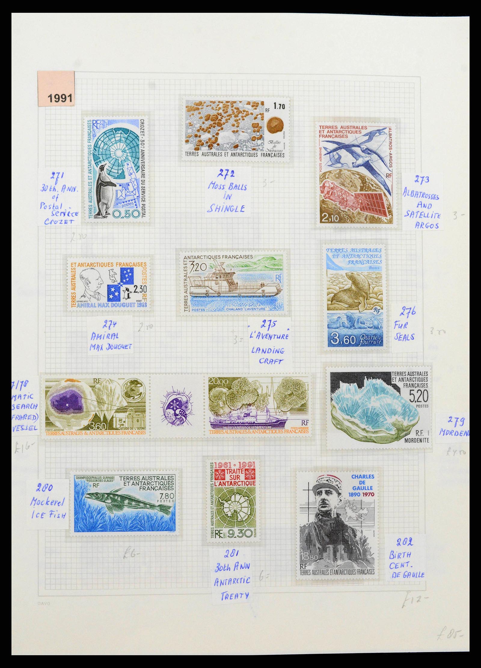 38773 0027 - Stamp collection Frans Antarctica 1948-2016. French Antarctica 1948-2016