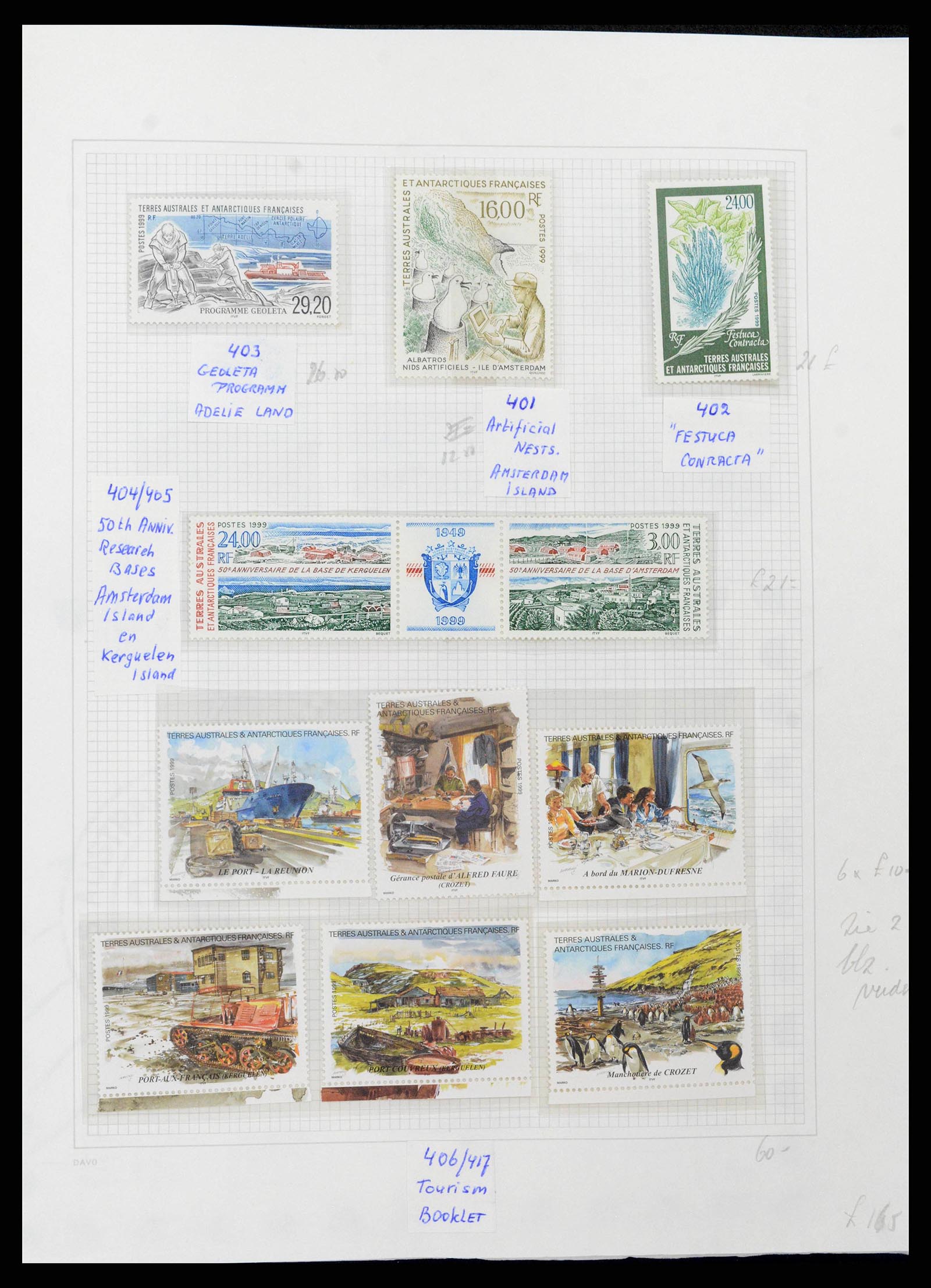 38773 0037 - Stamp collection Frans Antarctica 1948-2016. French Antarctica 1948-2016