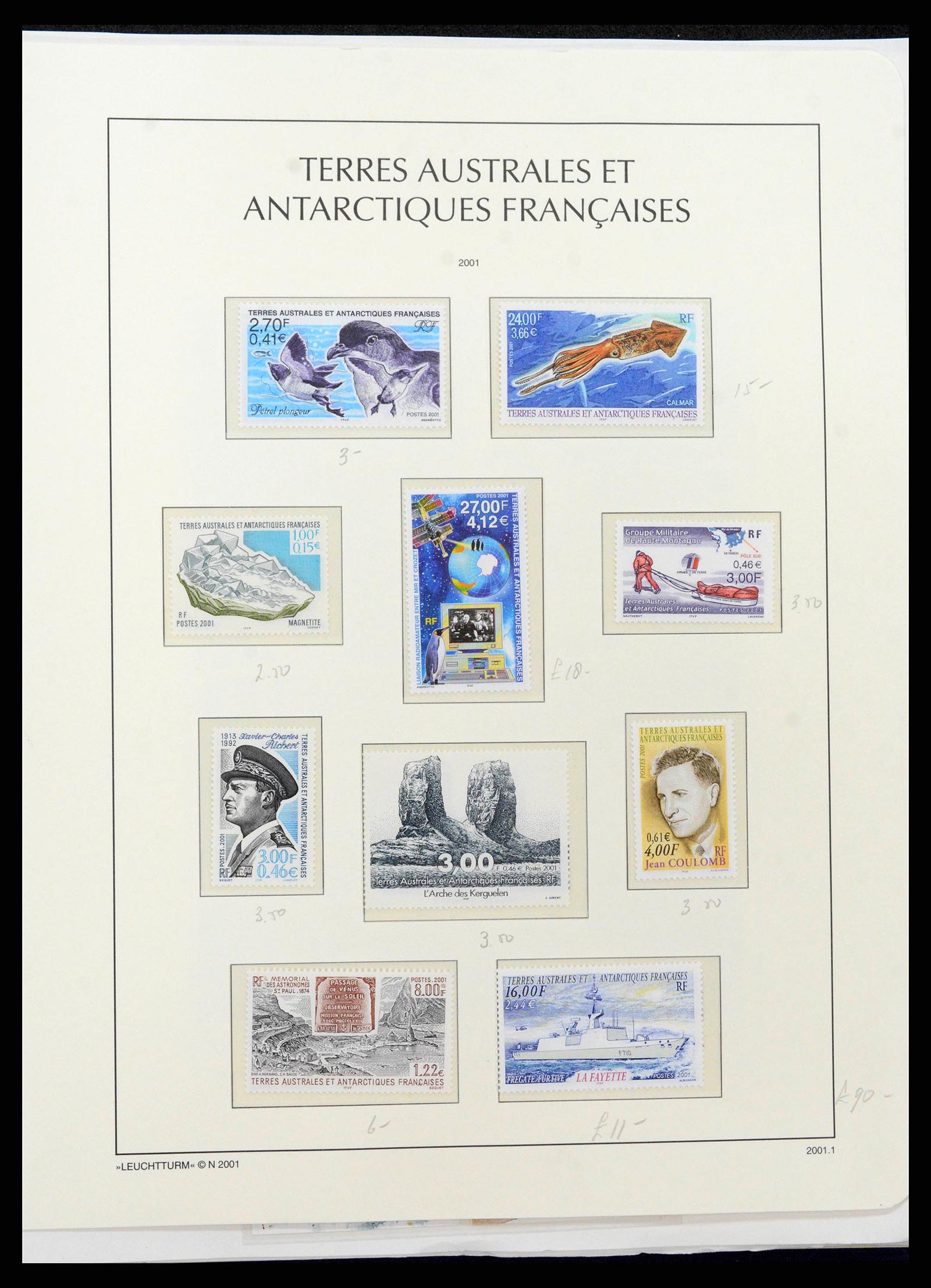 38773 0042 - Postzegelverzameling 38773 Frans Antarctica 1948-2016.