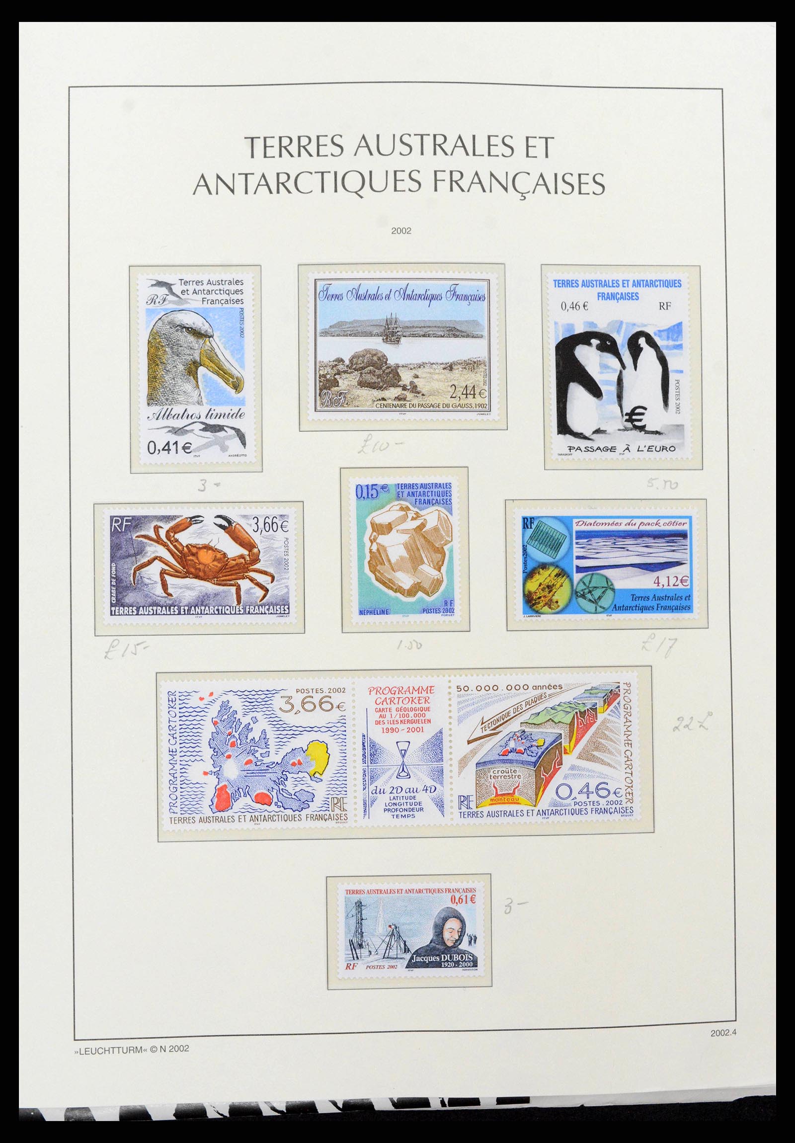 38773 0050 - Postzegelverzameling 38773 Frans Antarctica 1948-2016.