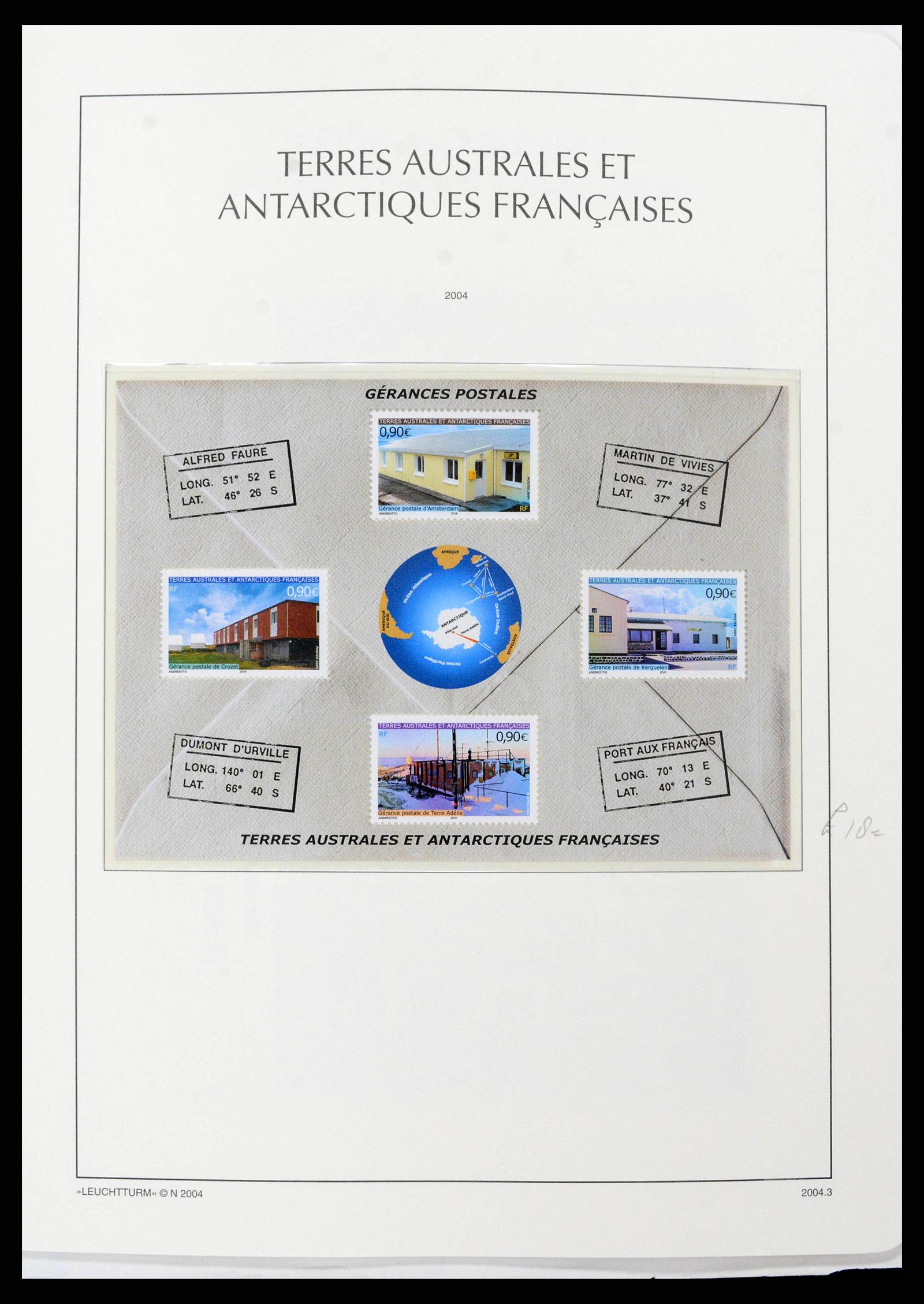 38773 0057 - Postzegelverzameling 38773 Frans Antarctica 1948-2016.