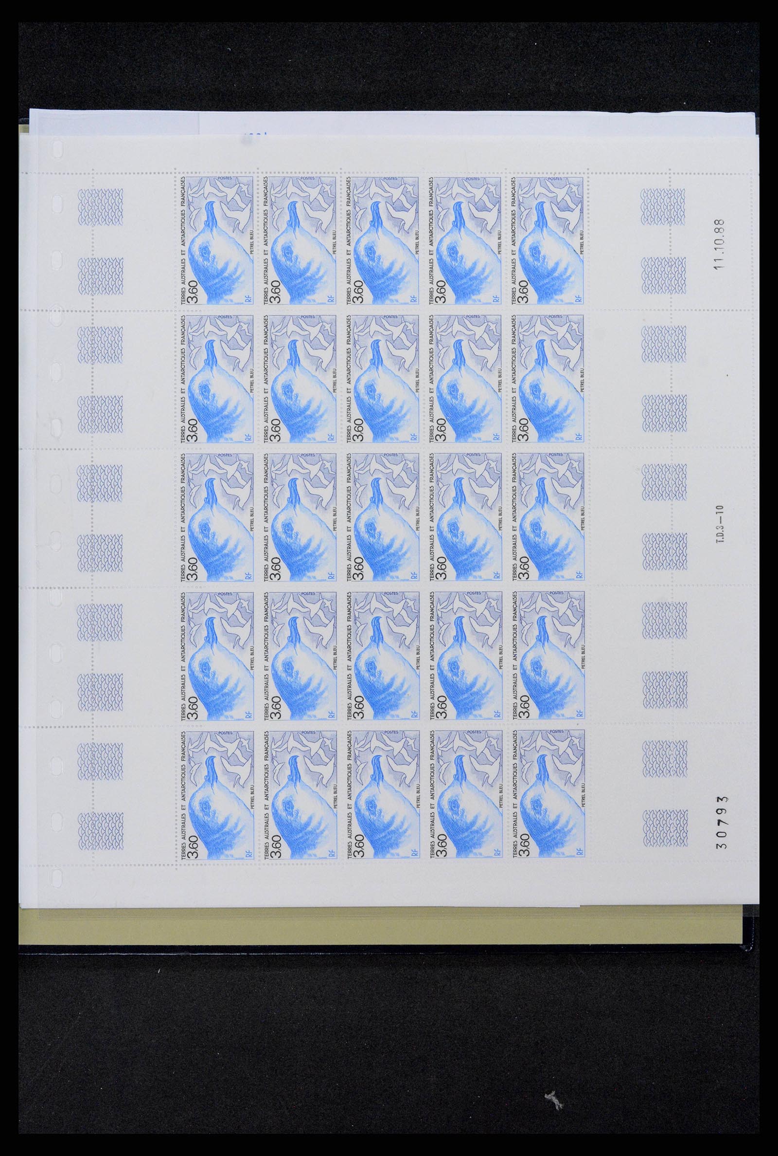 38773 0122 - Postzegelverzameling 38773 Frans Antarctica 1948-2016.