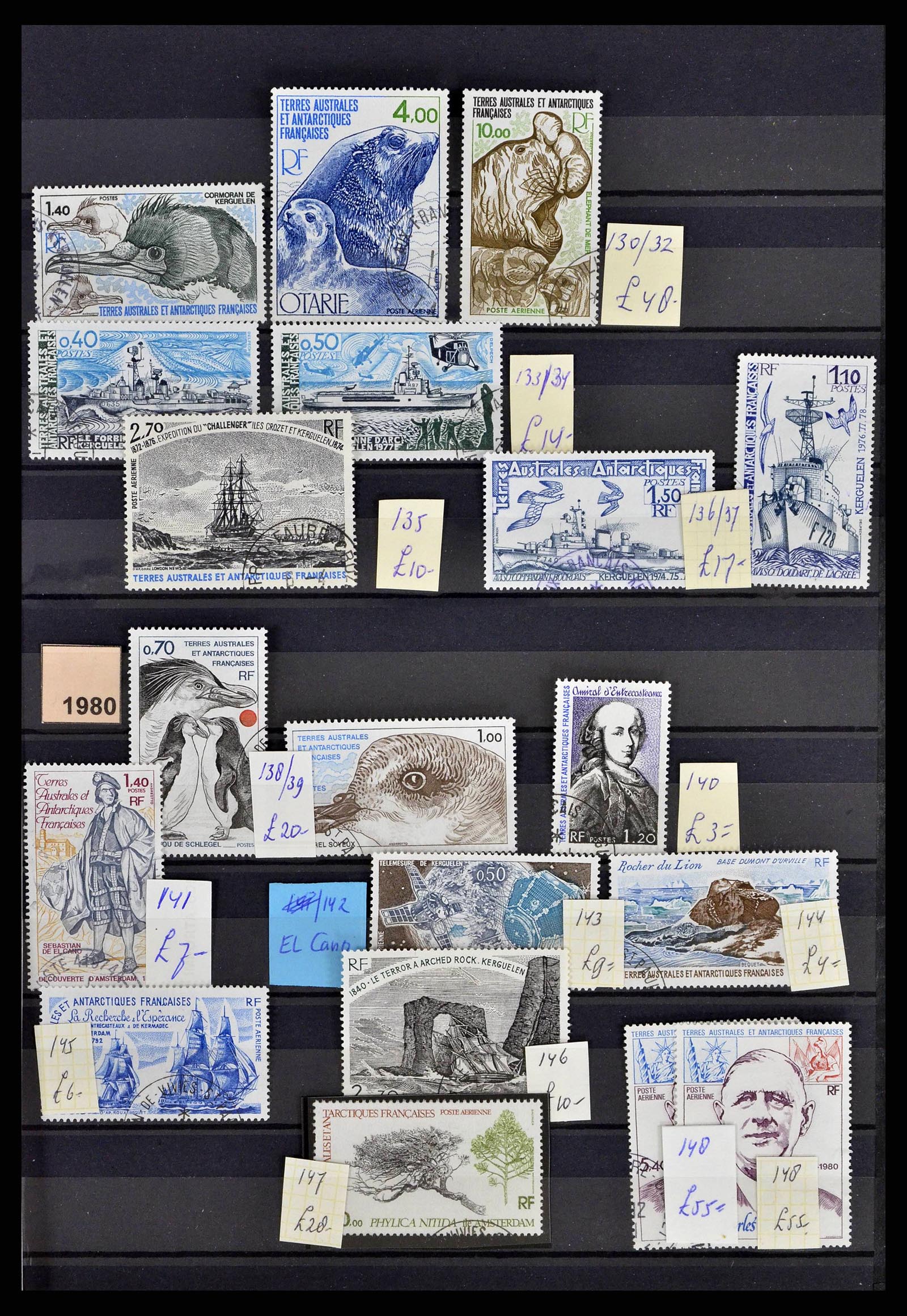 38776 0011 - Postzegelverzameling 38776 Frans Antarctica 1948-2011.