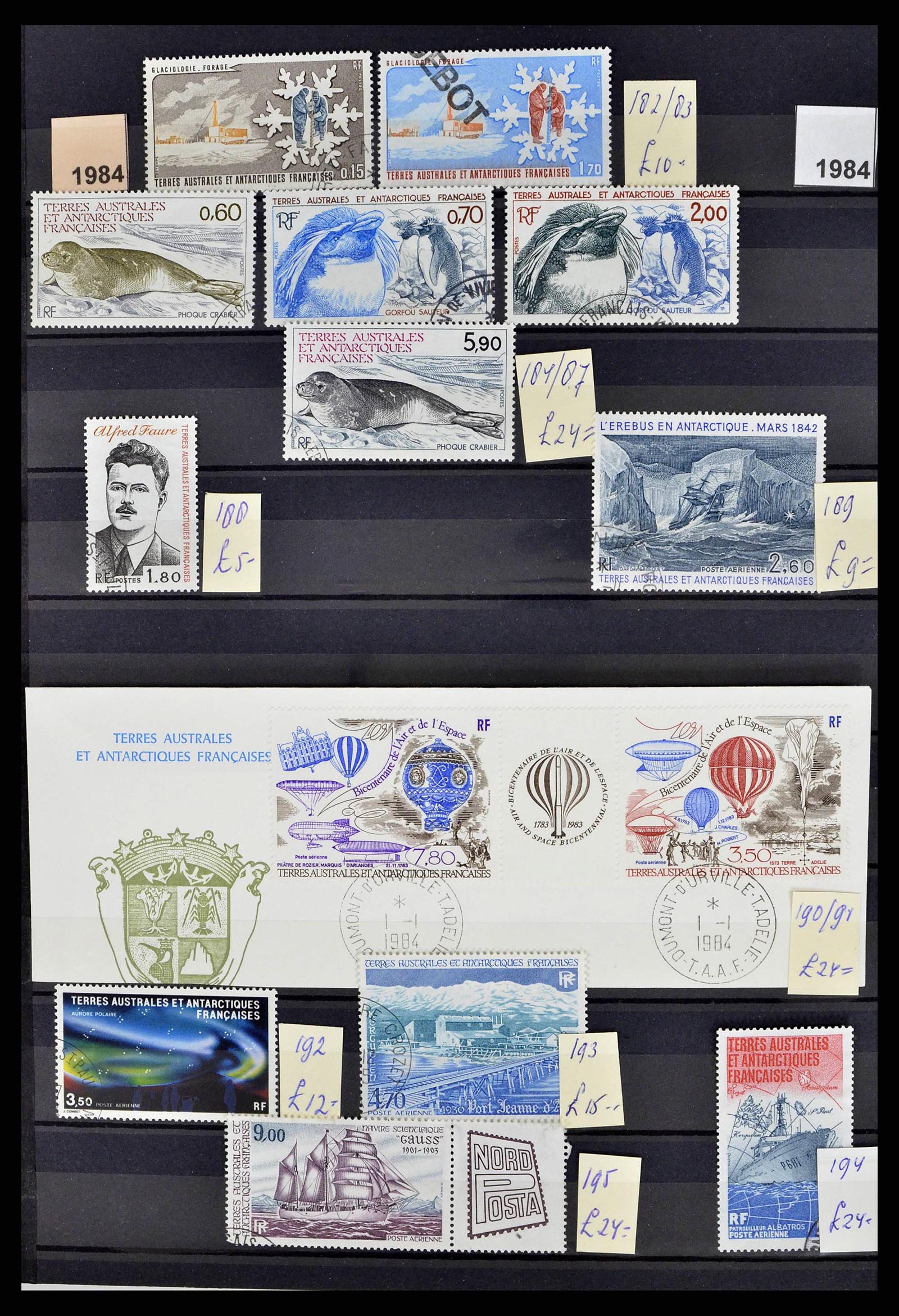 38776 0015 - Postzegelverzameling 38776 Frans Antarctica 1948-2011.