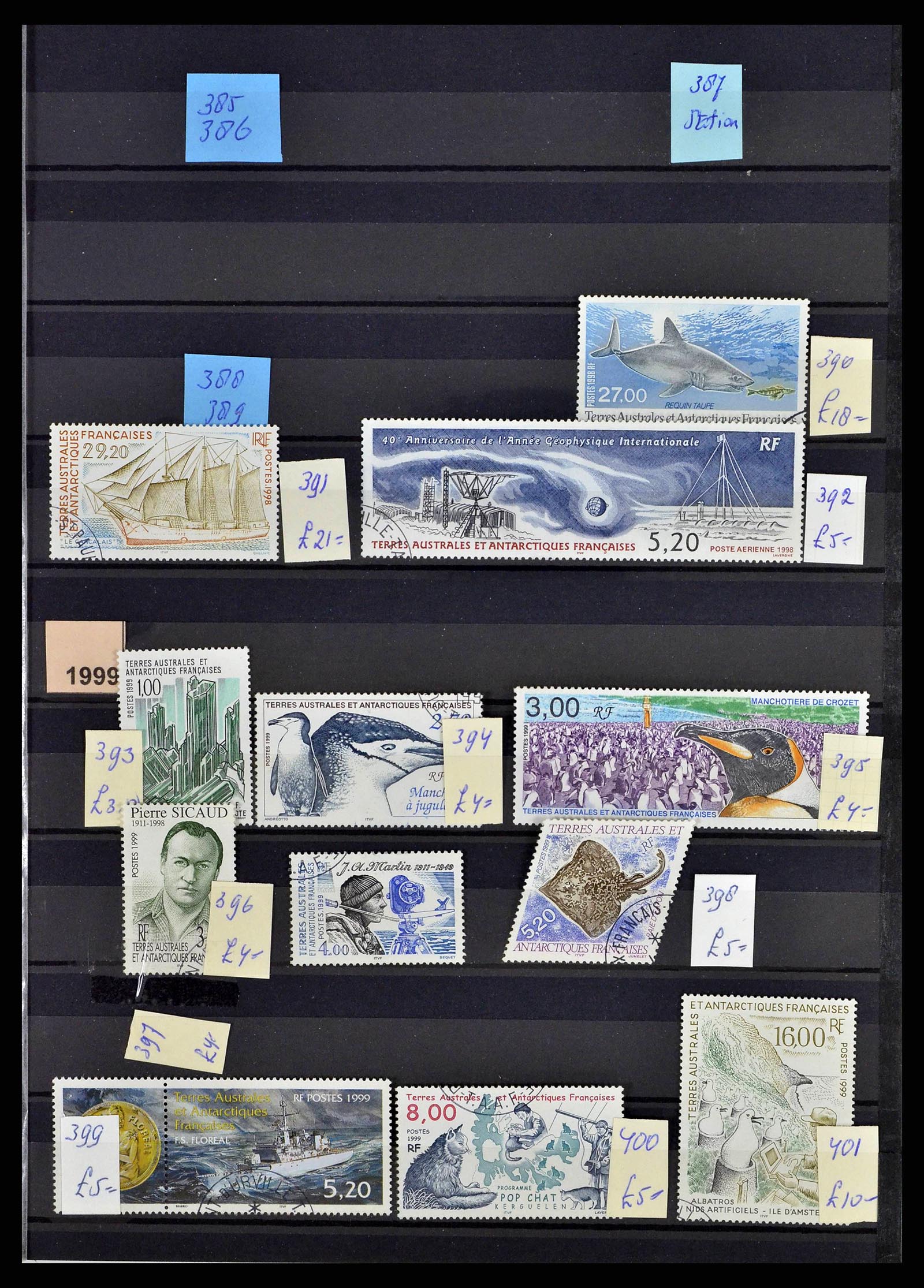 38776 0028 - Postzegelverzameling 38776 Frans Antarctica 1948-2011.