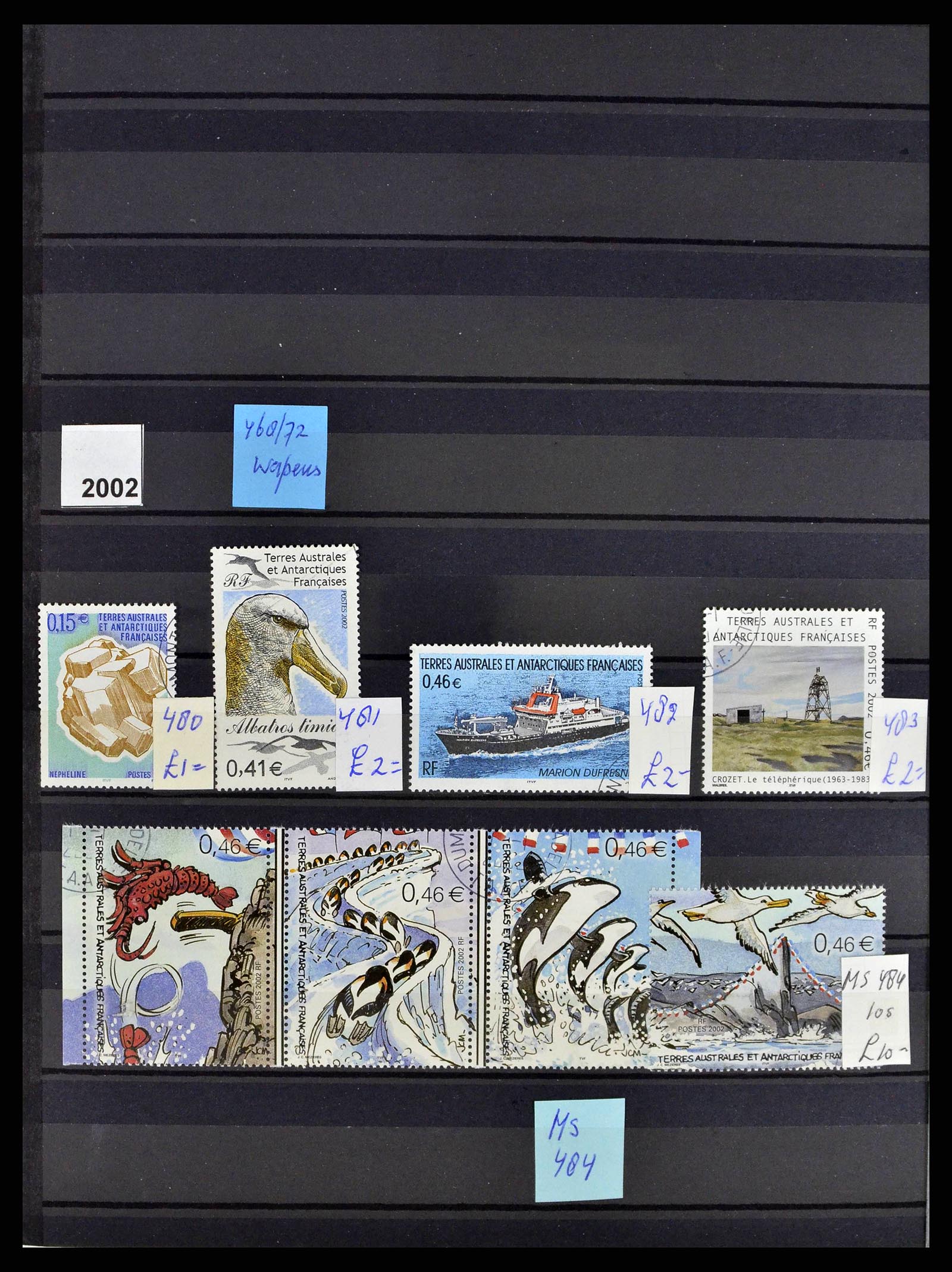 38776 0033 - Stamp collection 38776 French Antarctica 1948-2011.