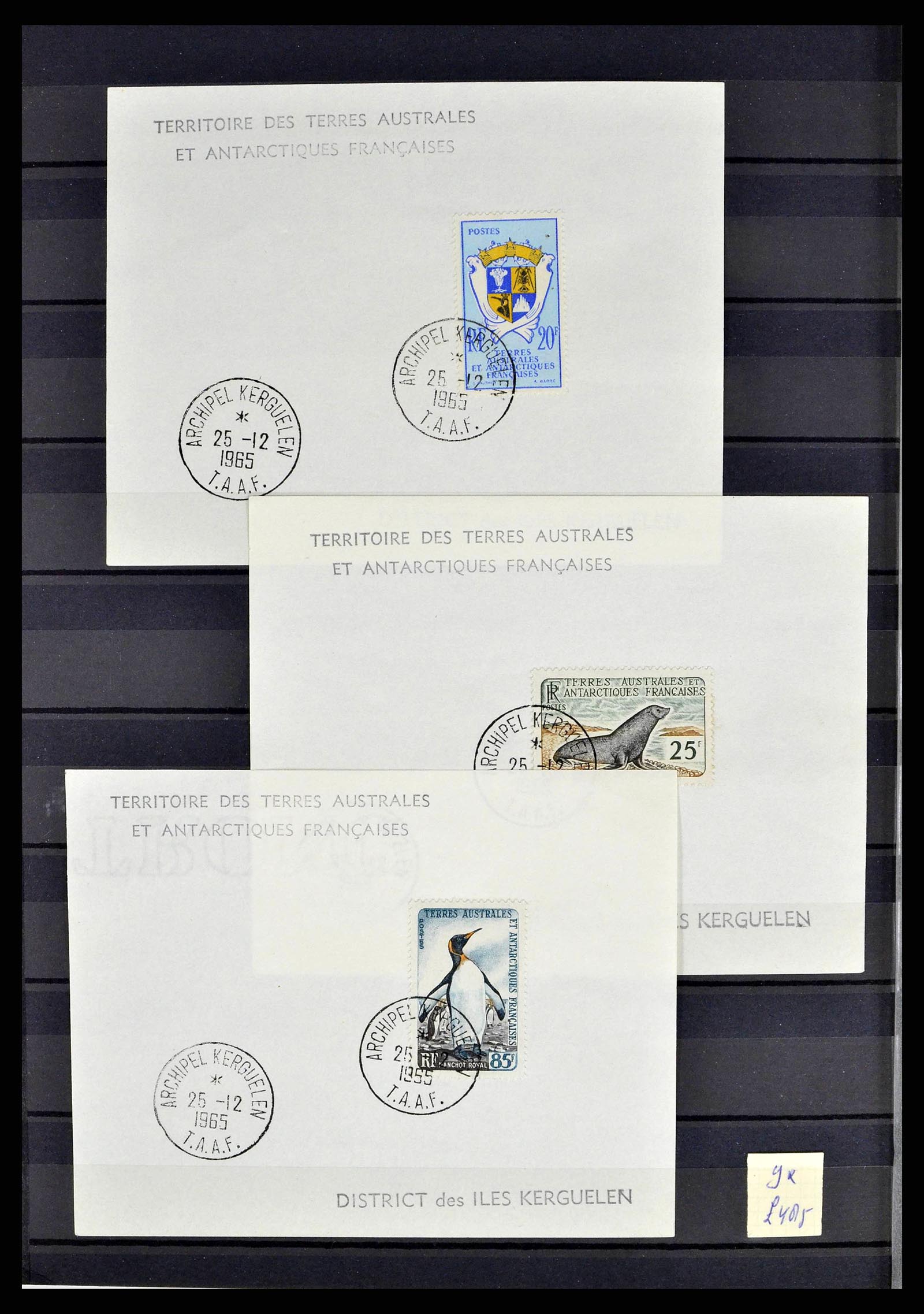 38776 0045 - Postzegelverzameling 38776 Frans Antarctica 1948-2011.