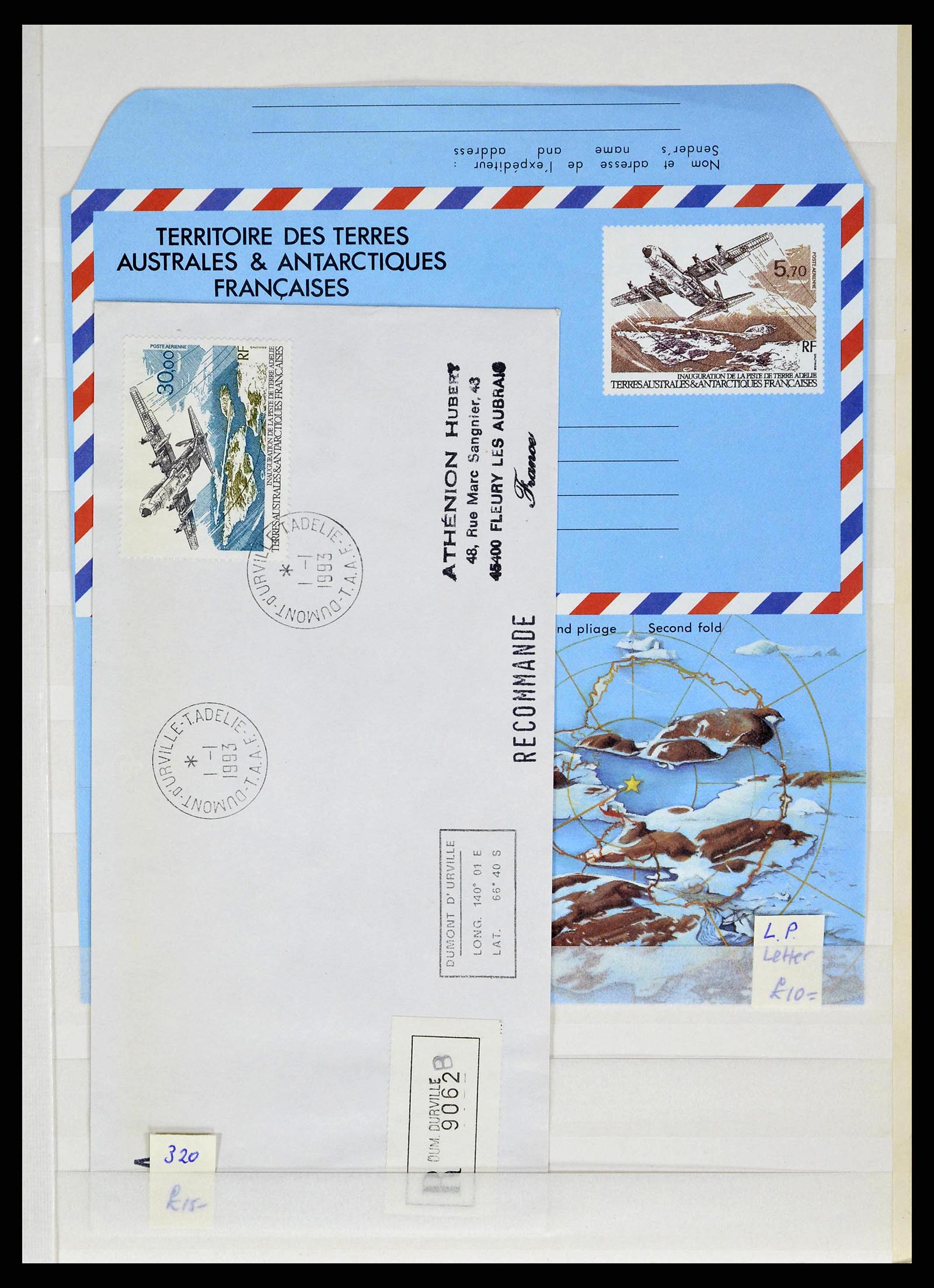 38776 0083 - Postzegelverzameling 38776 Frans Antarctica 1948-2011.