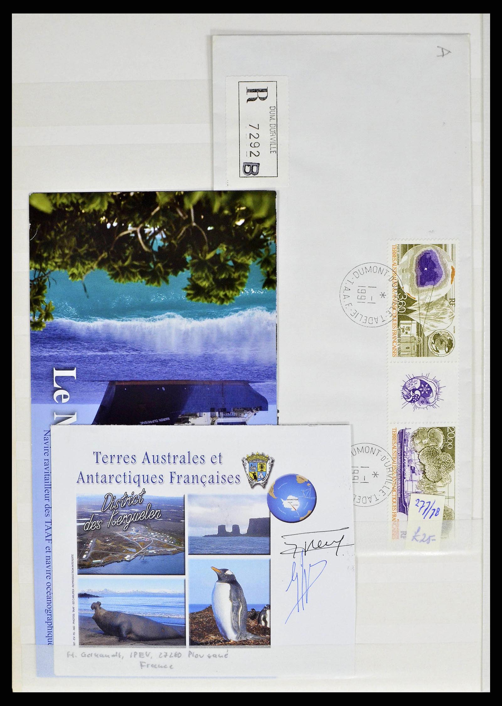 38776 0084 - Postzegelverzameling 38776 Frans Antarctica 1948-2011.