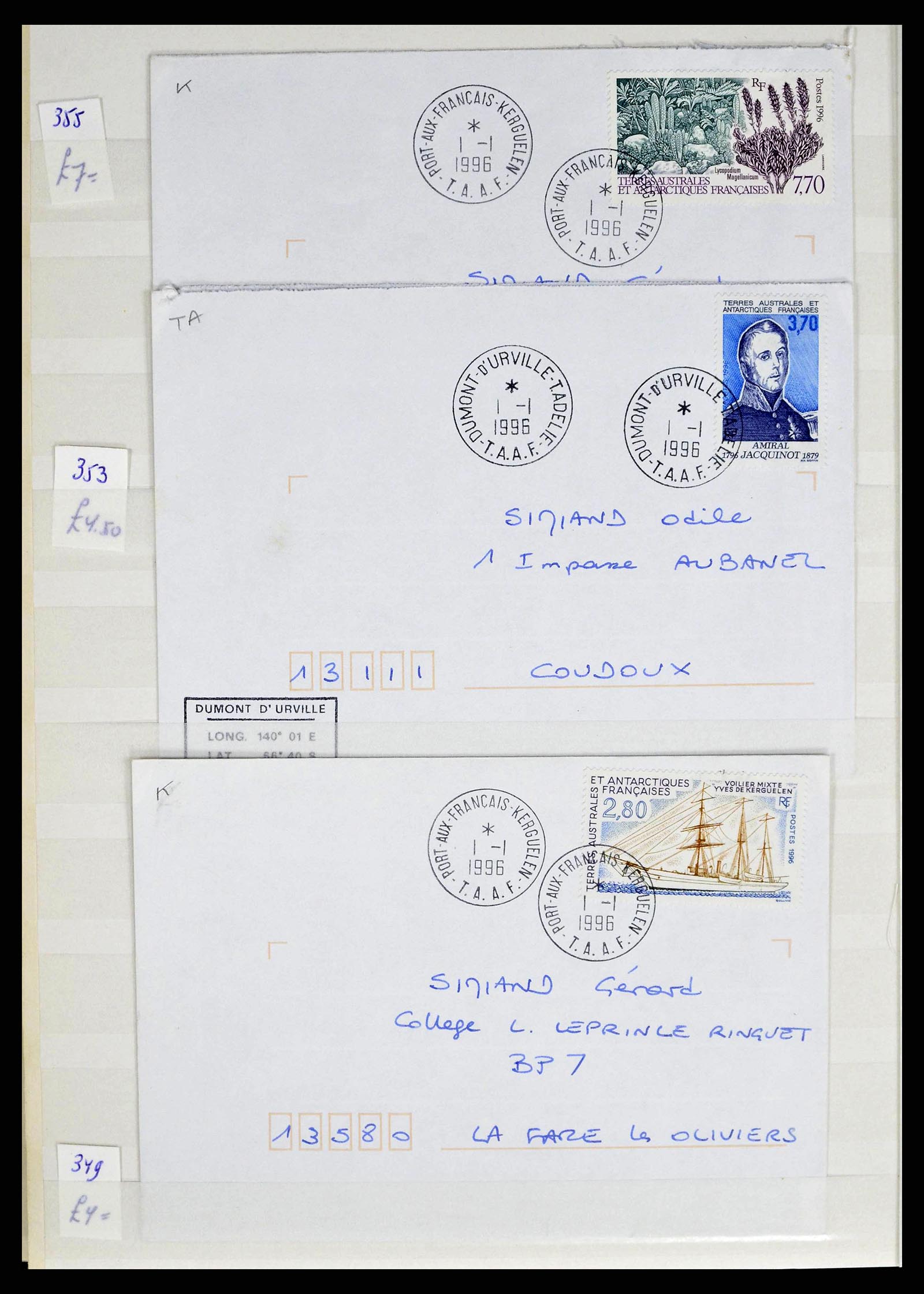 38776 0086 - Postzegelverzameling 38776 Frans Antarctica 1948-2011.
