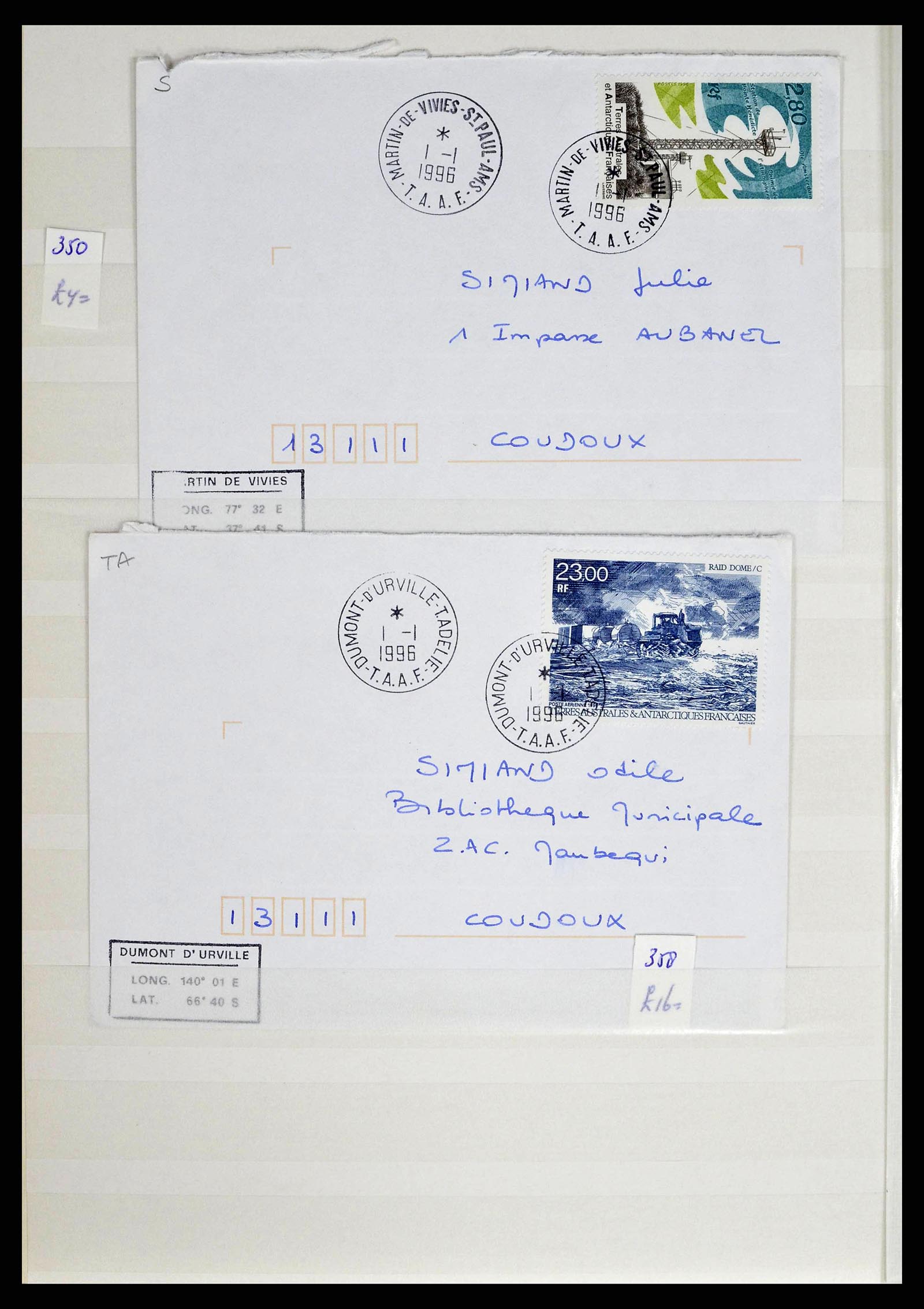 38776 0088 - Postzegelverzameling 38776 Frans Antarctica 1948-2011.