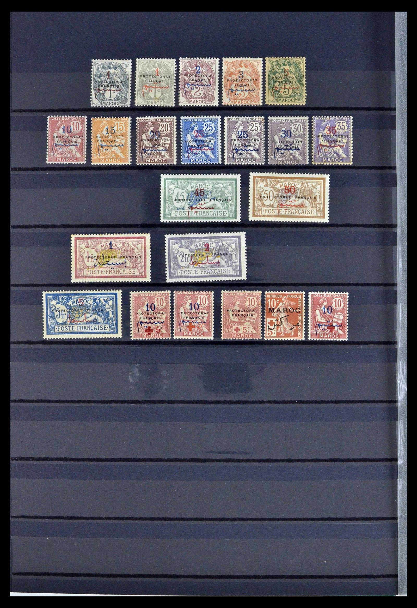 38778 0006 - Stamp collection 38778 Marocco 1891-1980.