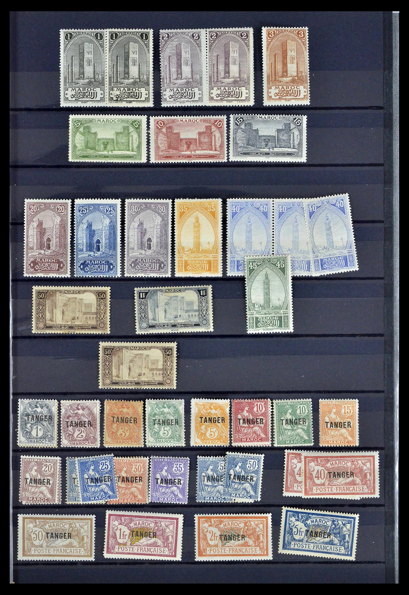 38778 0007 - Postzegelverzameling 38778 Marokko 1891-1980.