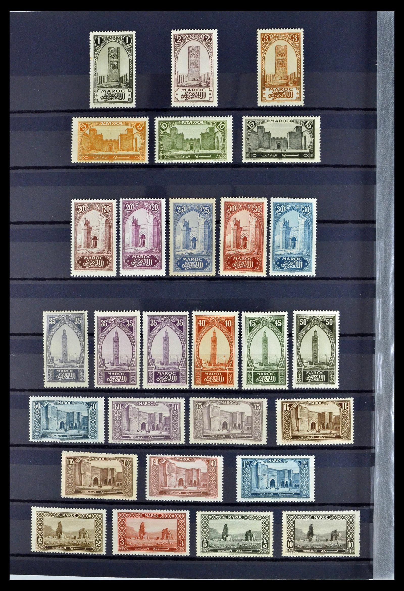 38778 0008 - Postzegelverzameling 38778 Marokko 1891-1980.