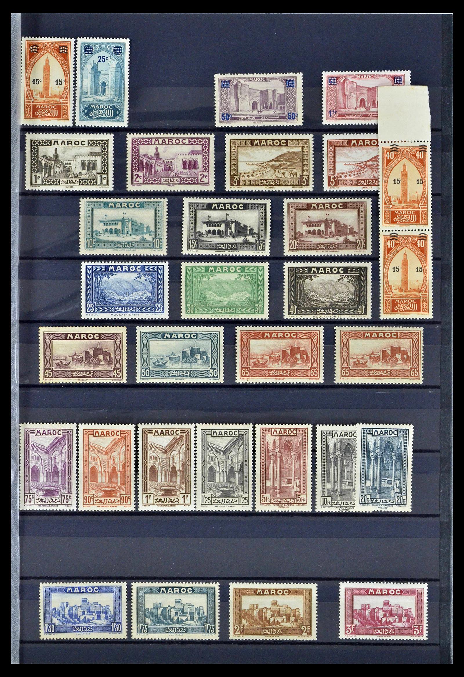 38778 0009 - Postzegelverzameling 38778 Marokko 1891-1980.