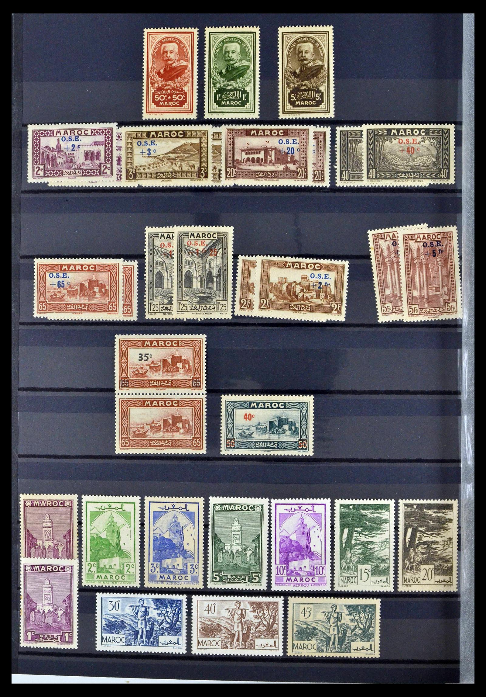 38778 0010 - Stamp collection 38778 Marocco 1891-1980.