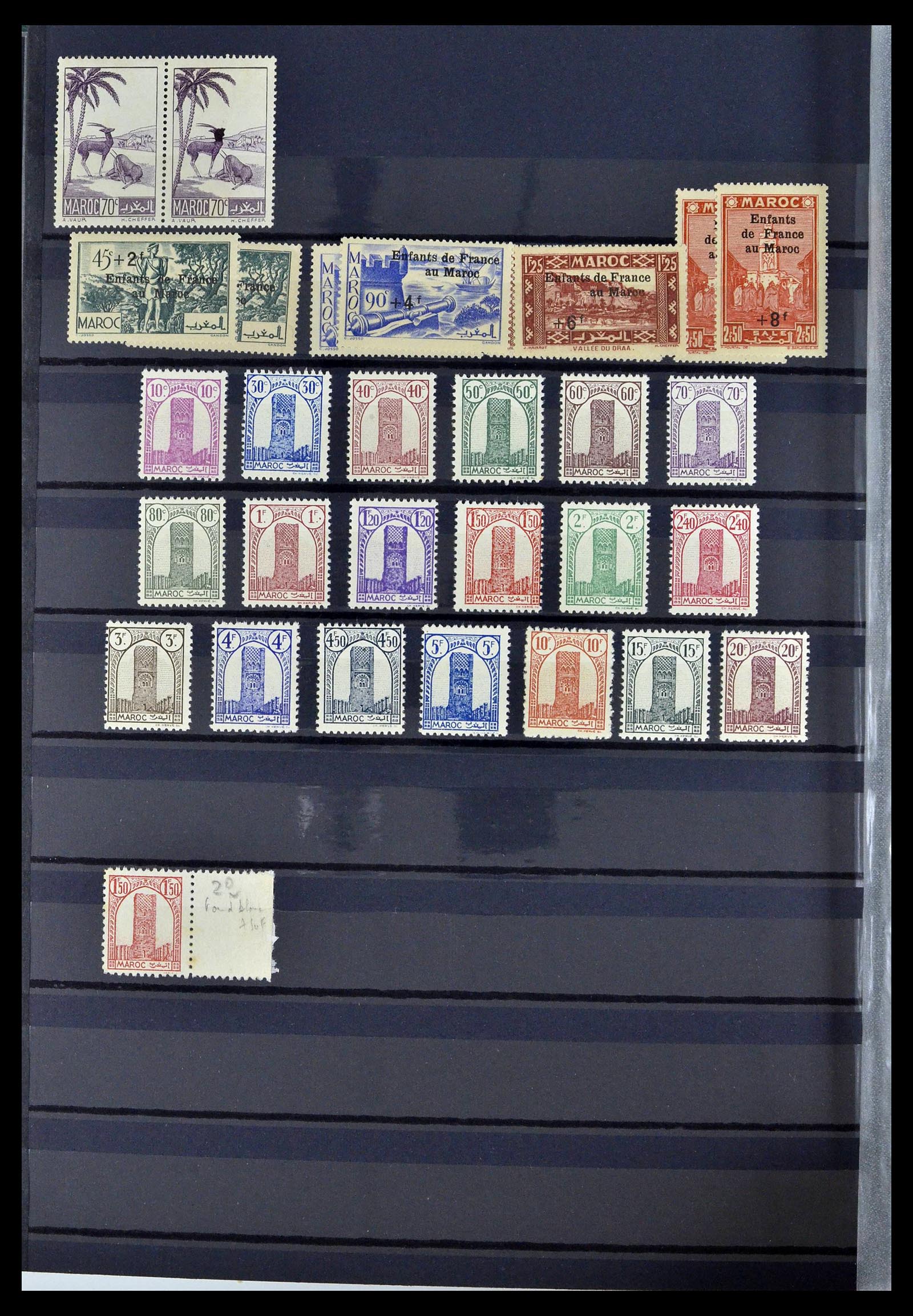 38778 0012 - Postzegelverzameling 38778 Marokko 1891-1980.