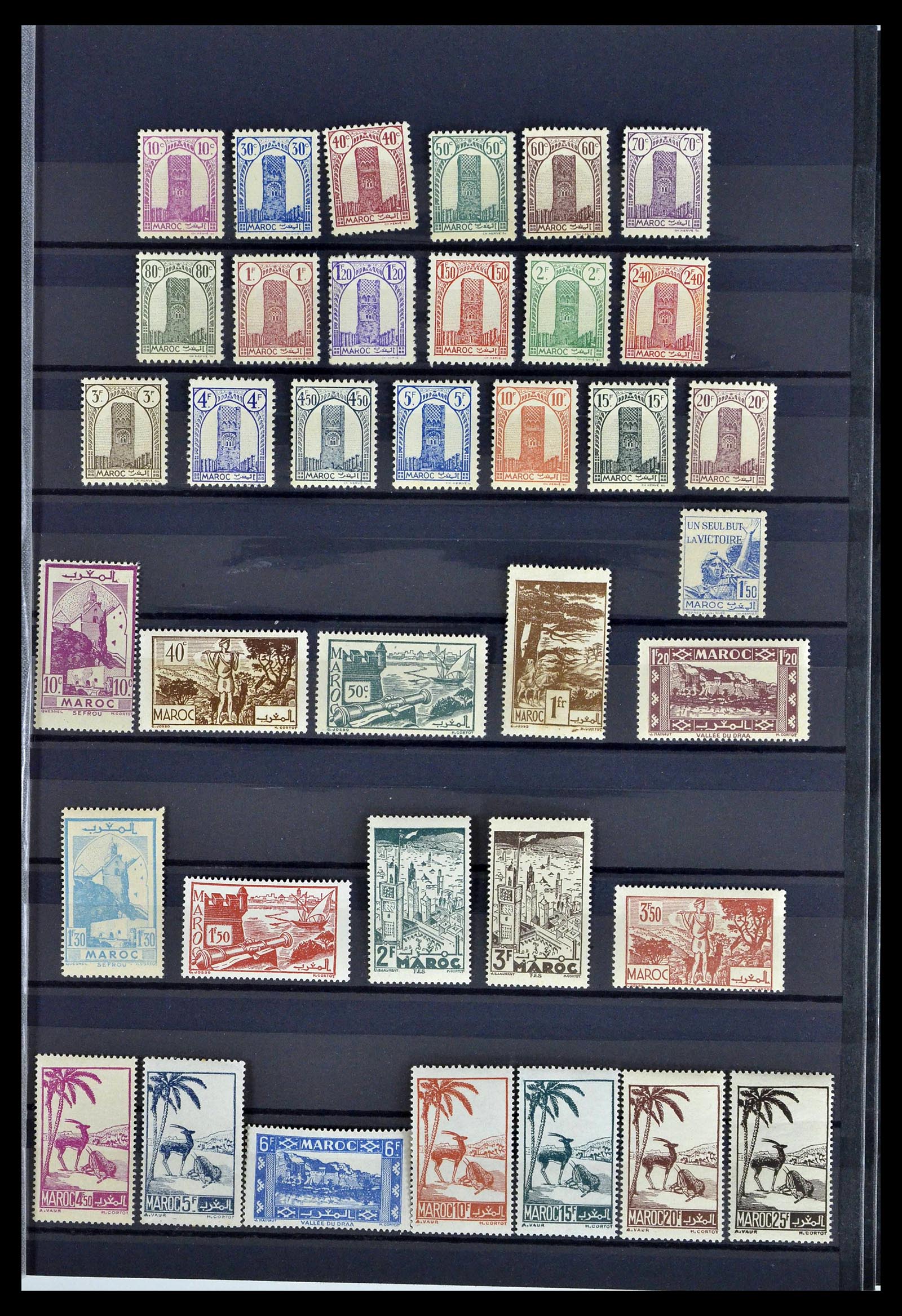 38778 0013 - Postzegelverzameling 38778 Marokko 1891-1980.