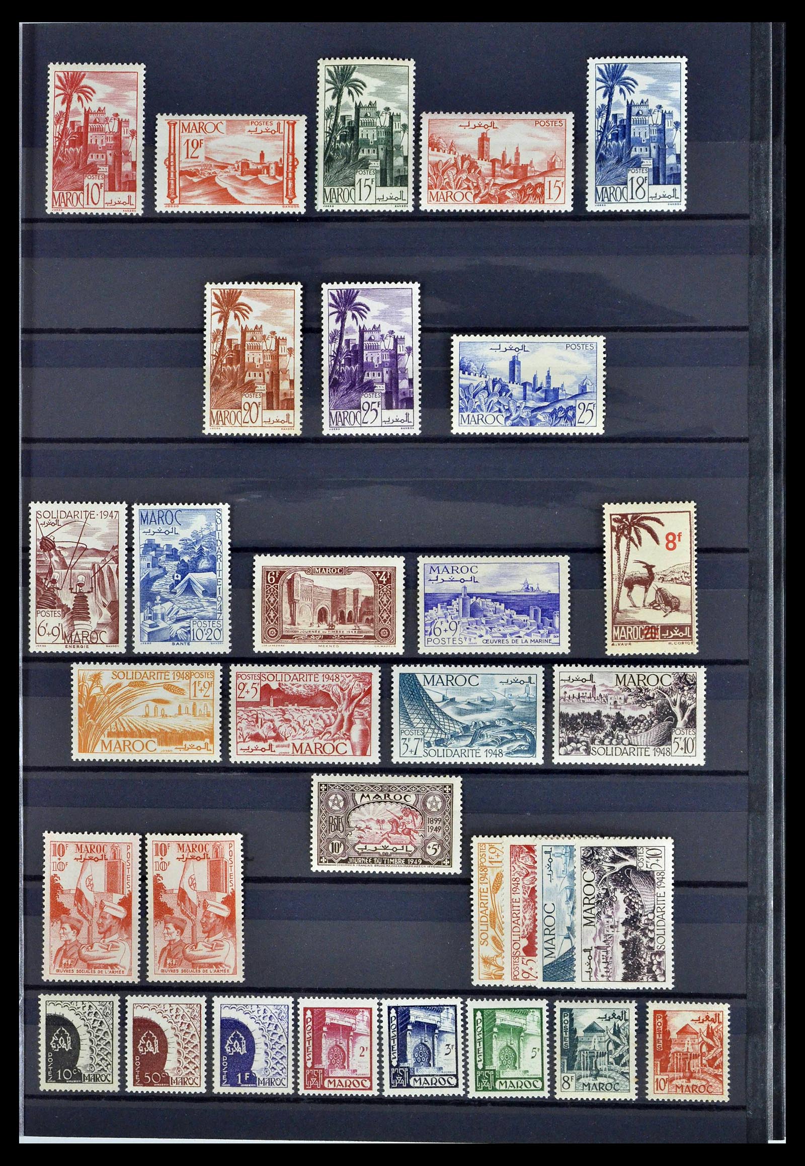 38778 0015 - Postzegelverzameling 38778 Marokko 1891-1980.