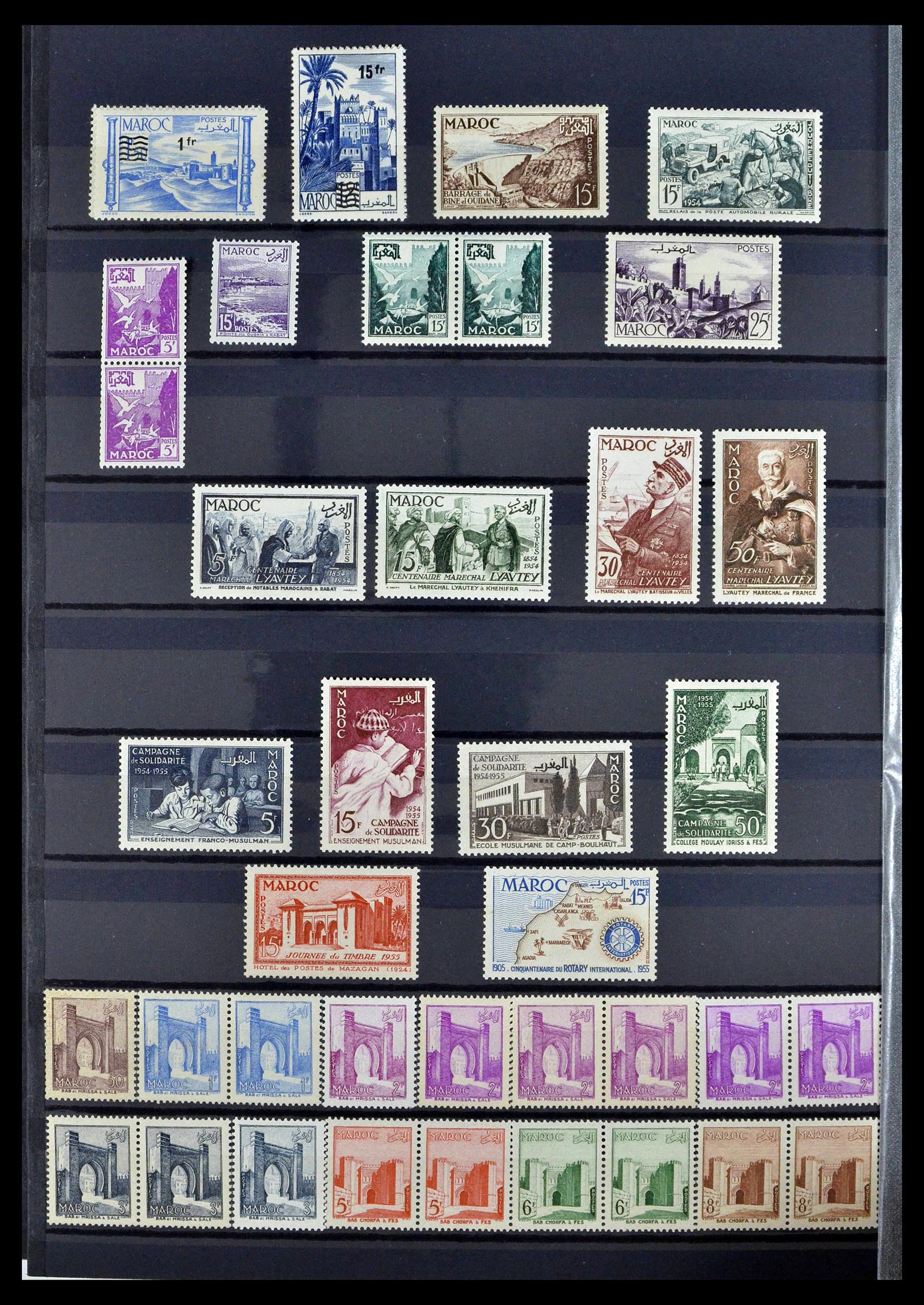38778 0018 - Postzegelverzameling 38778 Marokko 1891-1980.