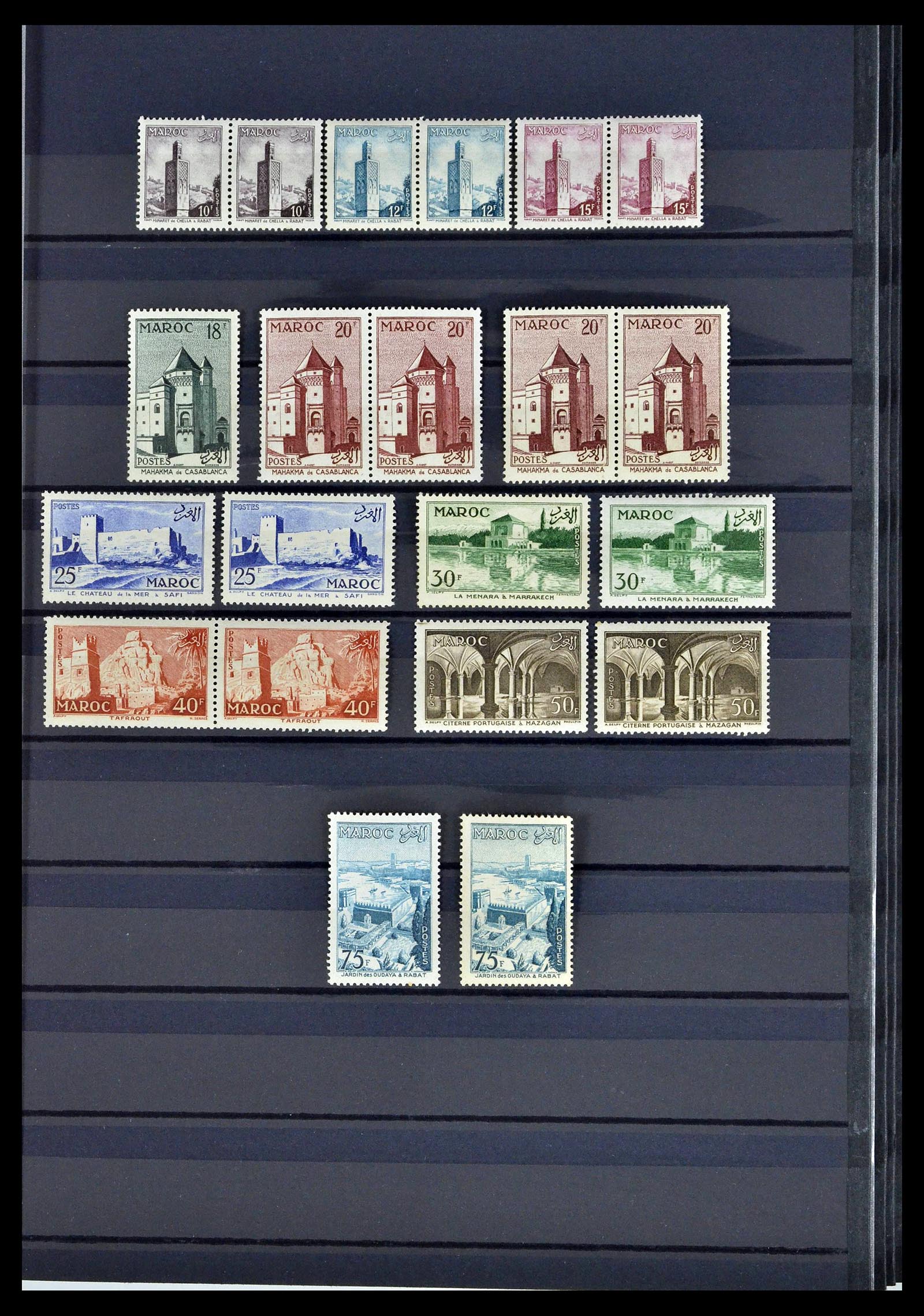 38778 0019 - Postzegelverzameling 38778 Marokko 1891-1980.
