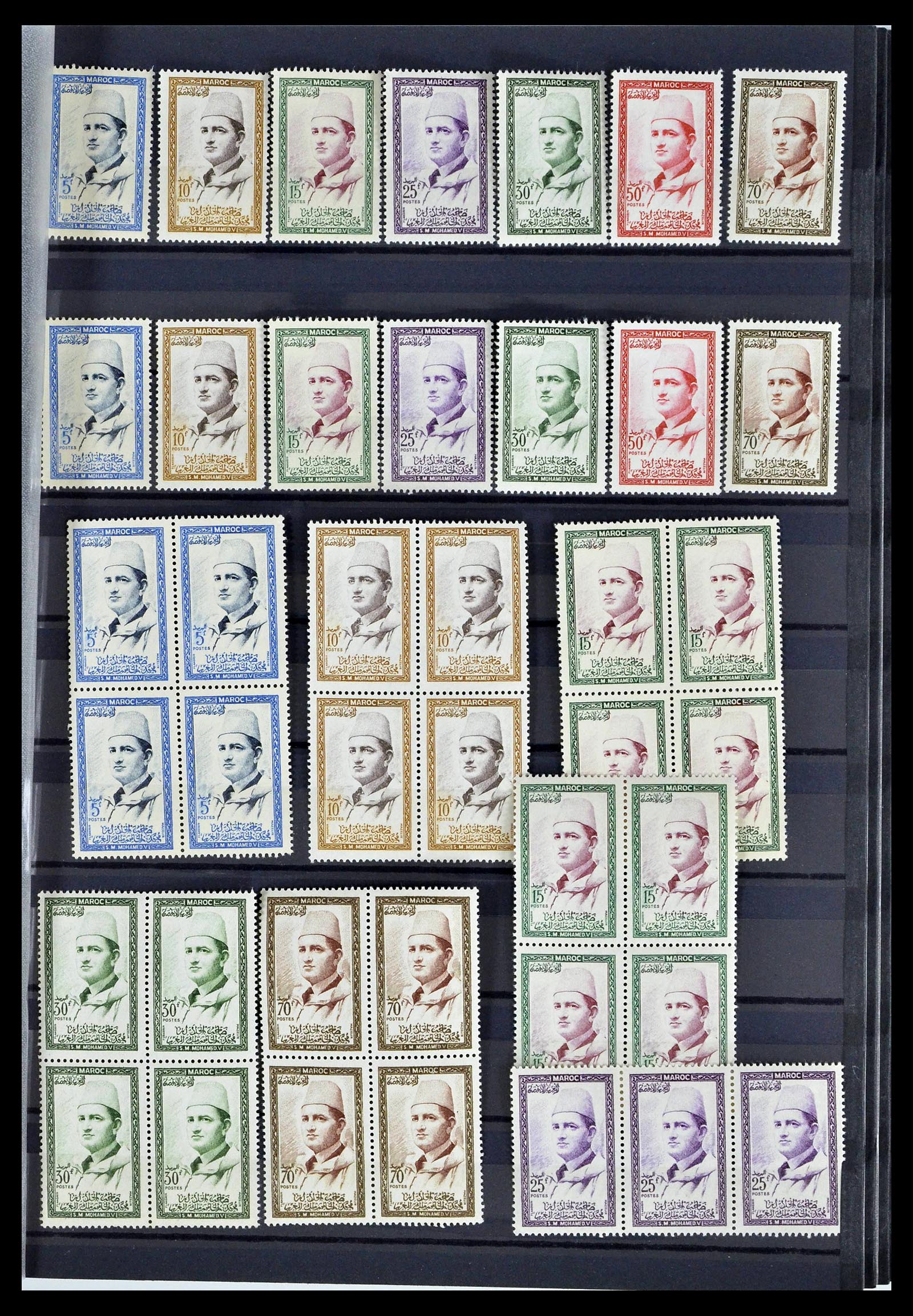 38778 0021 - Postzegelverzameling 38778 Marokko 1891-1980.