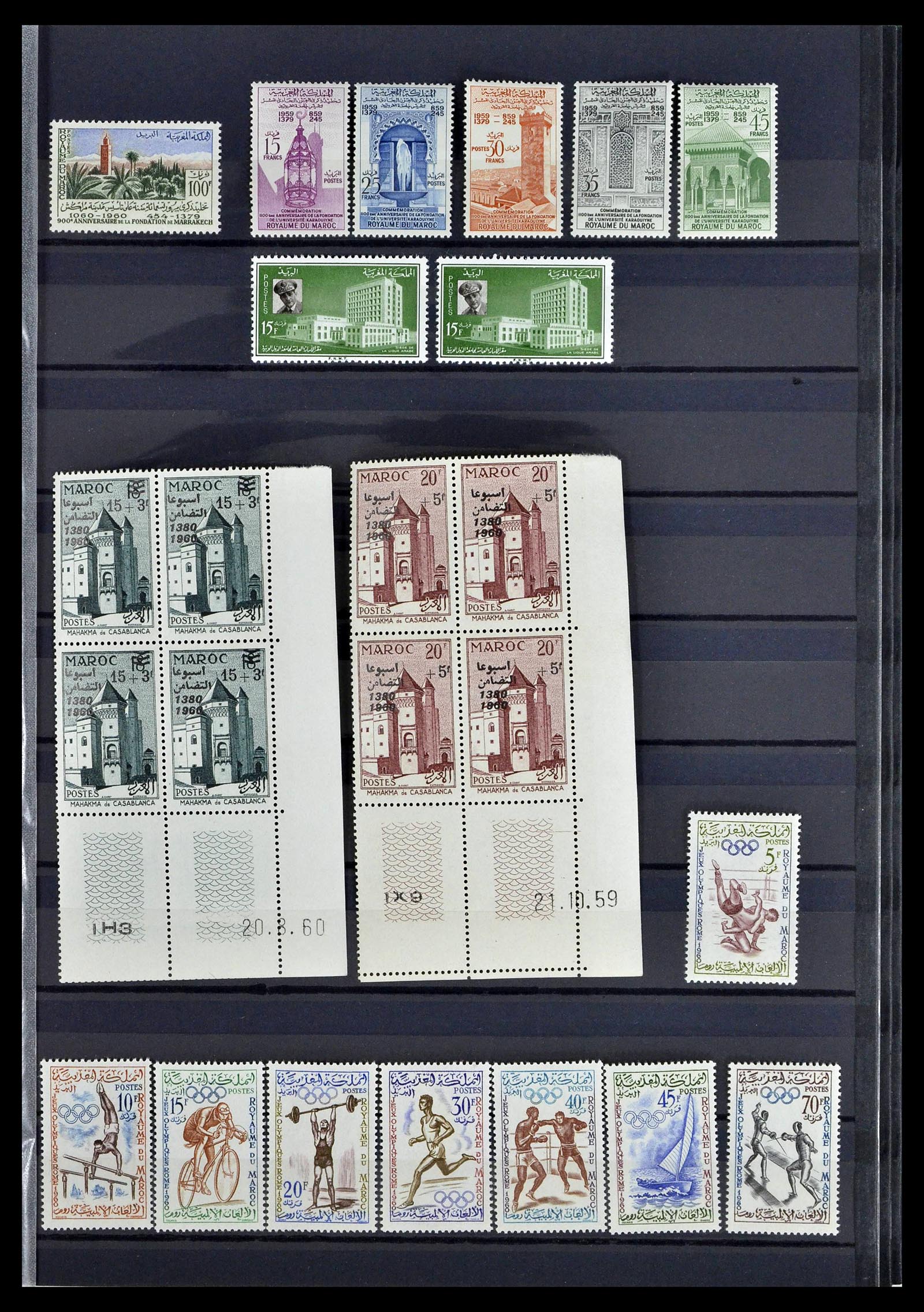 38778 0027 - Postzegelverzameling 38778 Marokko 1891-1980.
