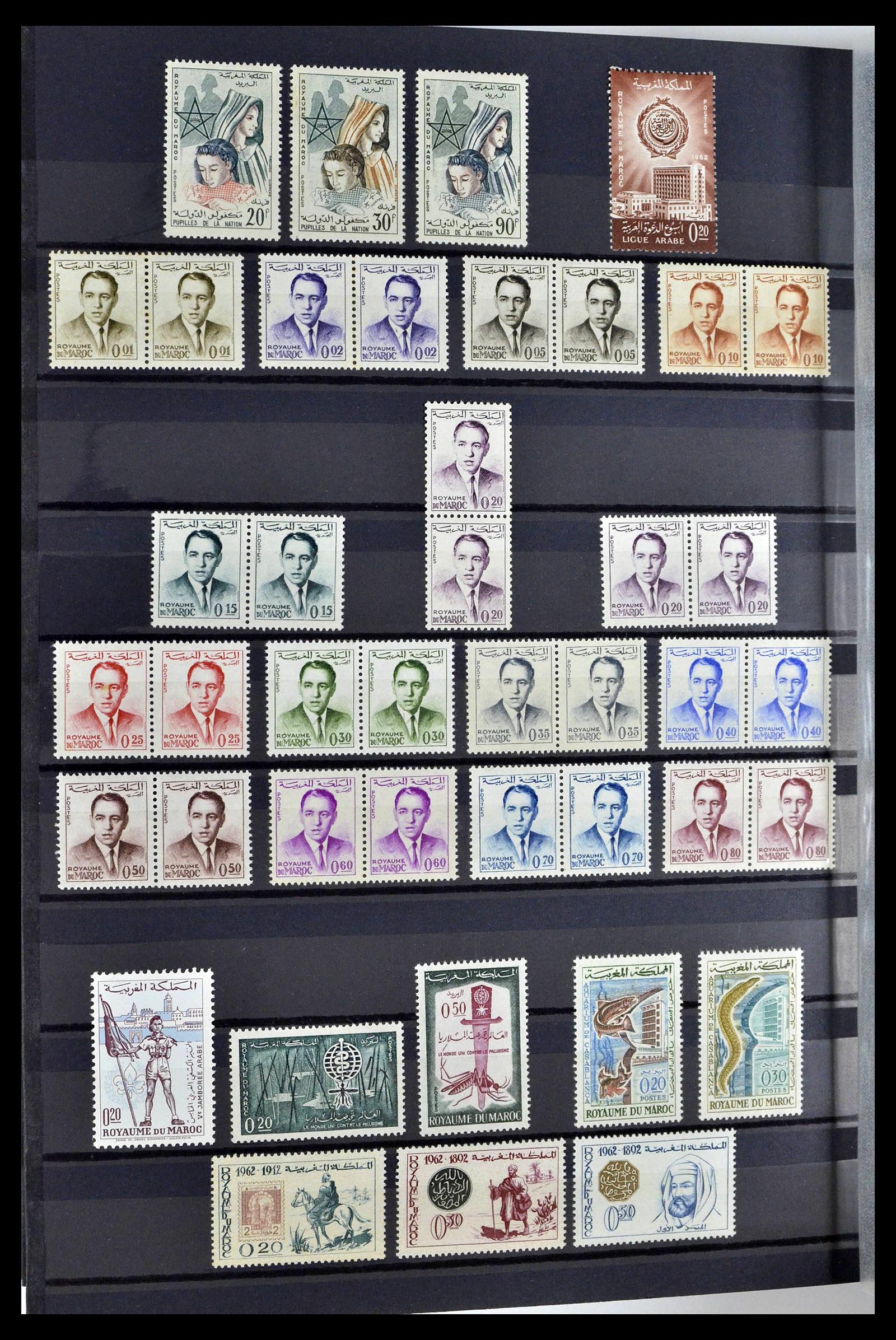 38778 0030 - Postzegelverzameling 38778 Marokko 1891-1980.