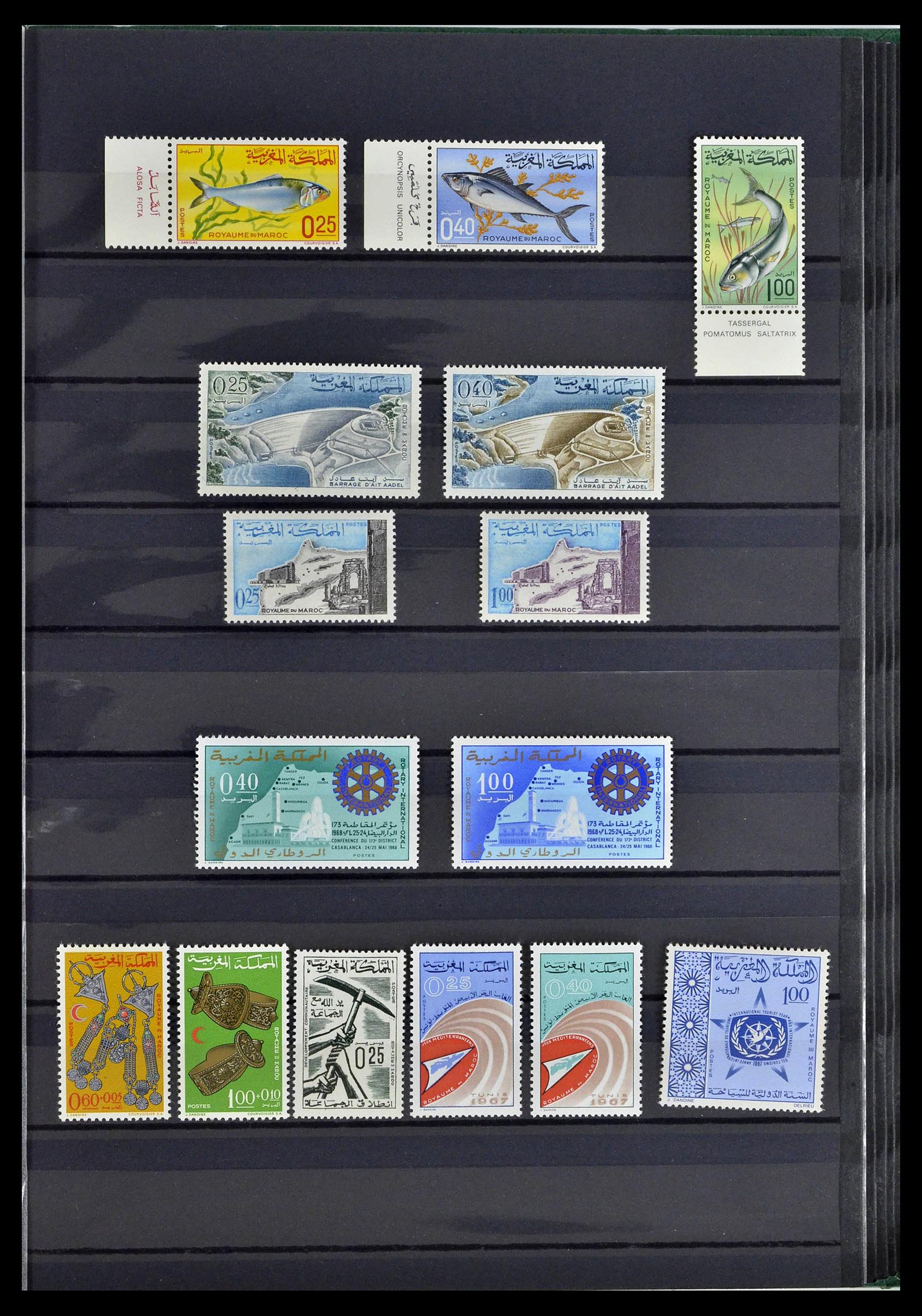 38778 0035 - Postzegelverzameling 38778 Marokko 1891-1980.