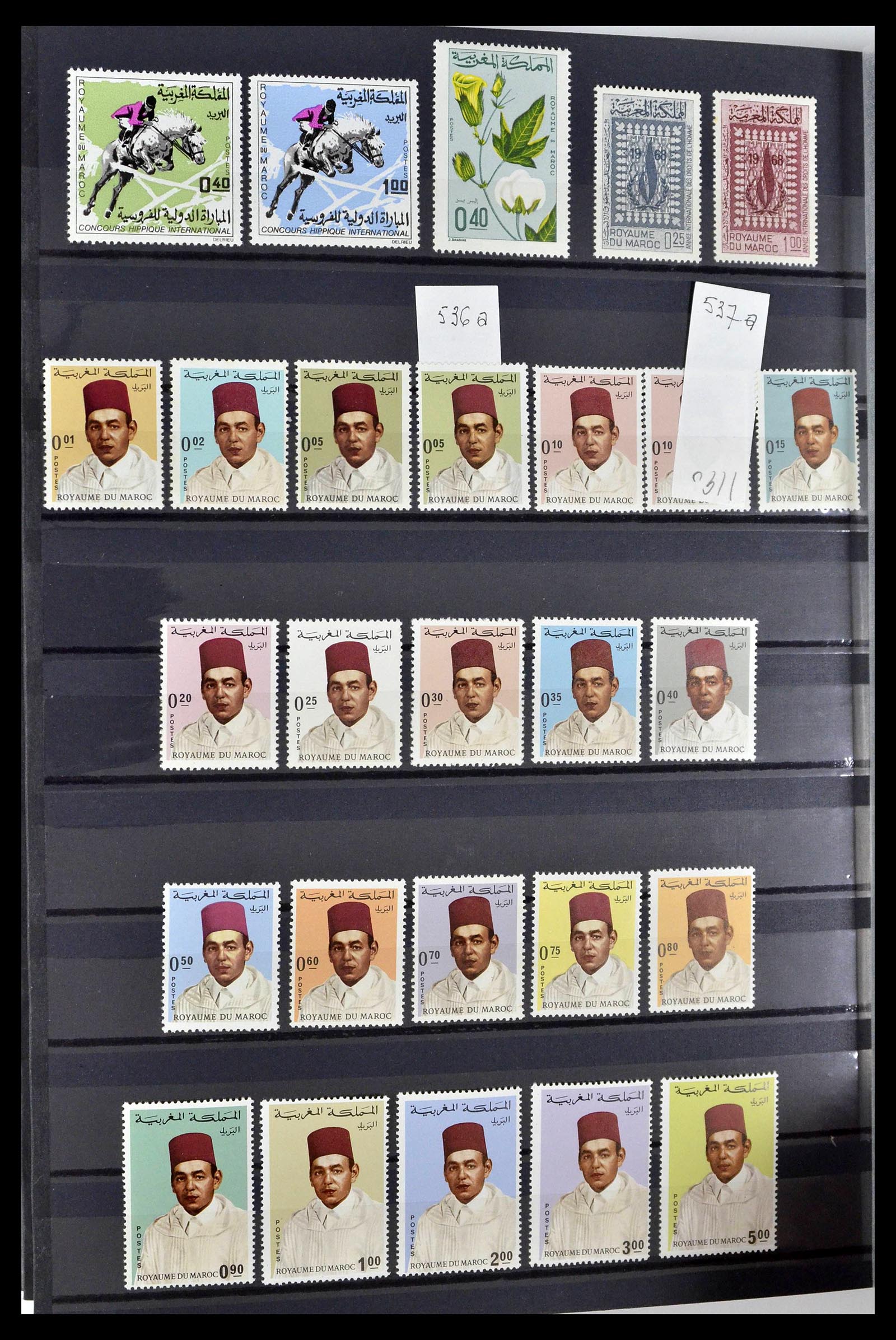 38778 0036 - Postzegelverzameling 38778 Marokko 1891-1980.