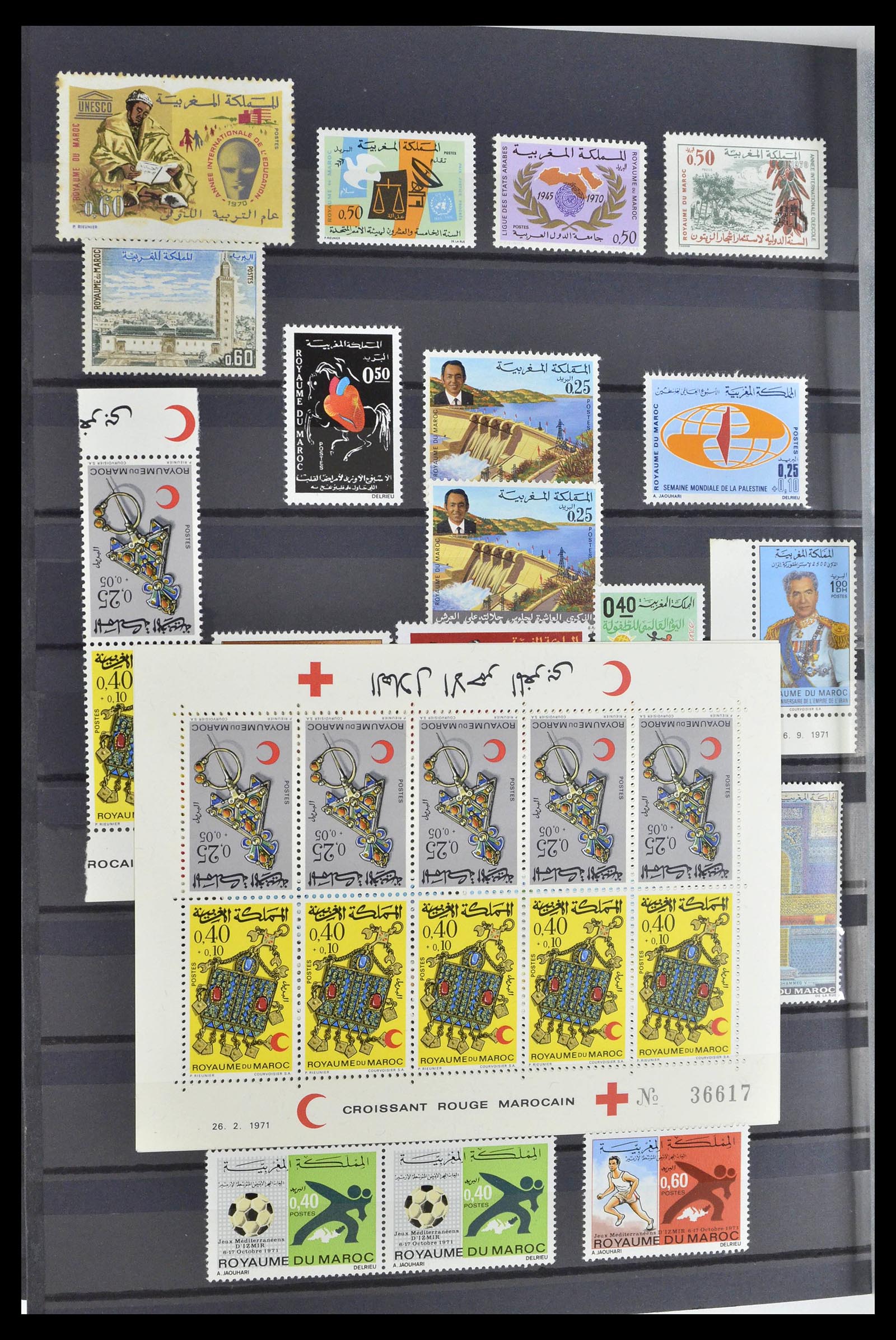 38778 0040 - Postzegelverzameling 38778 Marokko 1891-1980.