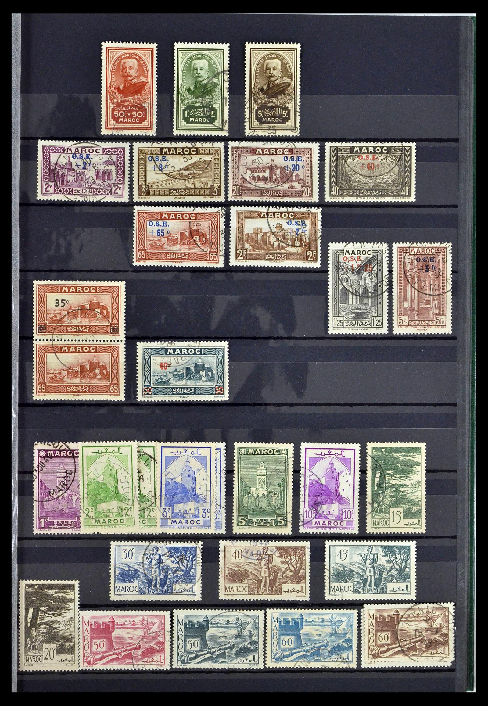 38778 0051 - Postzegelverzameling 38778 Marokko 1891-1980.