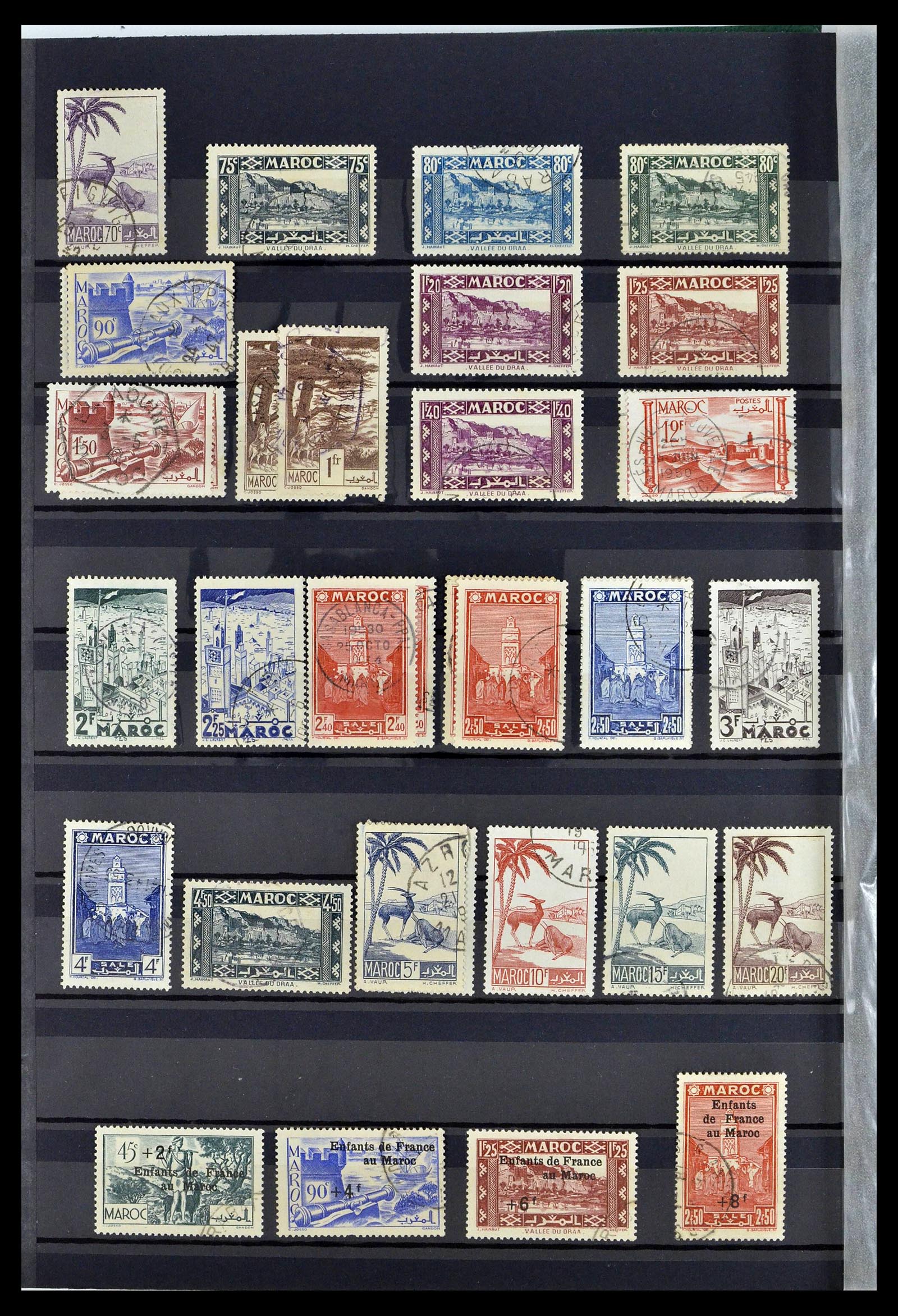 38778 0052 - Postzegelverzameling 38778 Marokko 1891-1980.