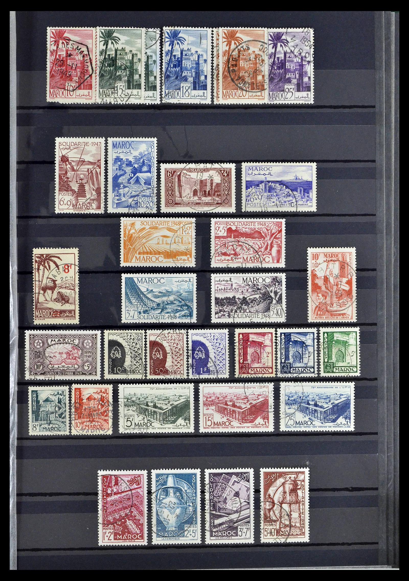 38778 0055 - Postzegelverzameling 38778 Marokko 1891-1980.
