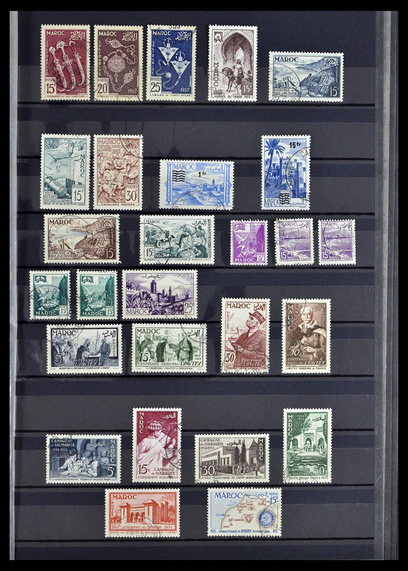 38778 0057 - Postzegelverzameling 38778 Marokko 1891-1980.