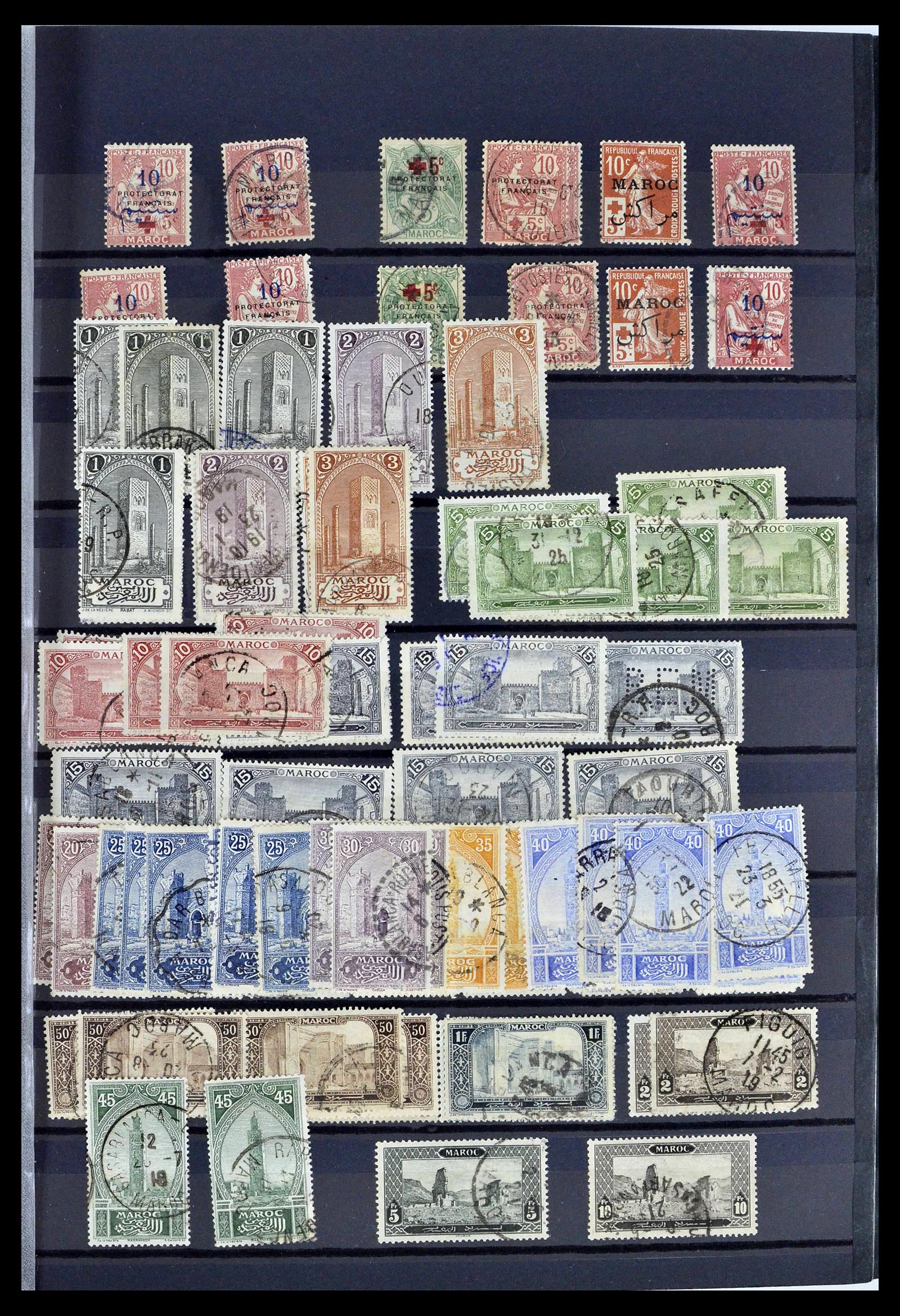 38778 0076 - Stamp collection 38778 Marocco 1891-1980.