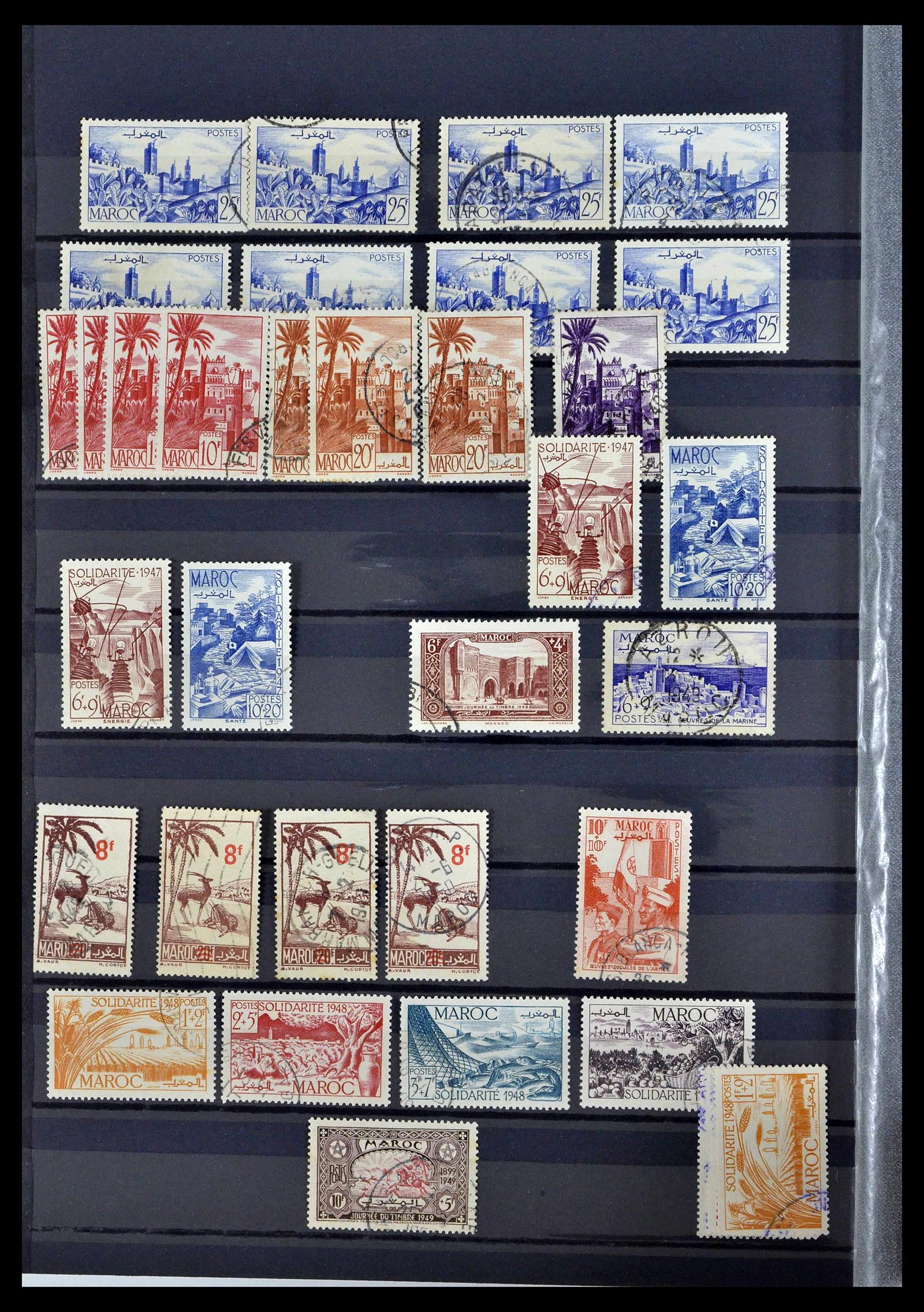 38778 0088 - Stamp collection 38778 Marocco 1891-1980.