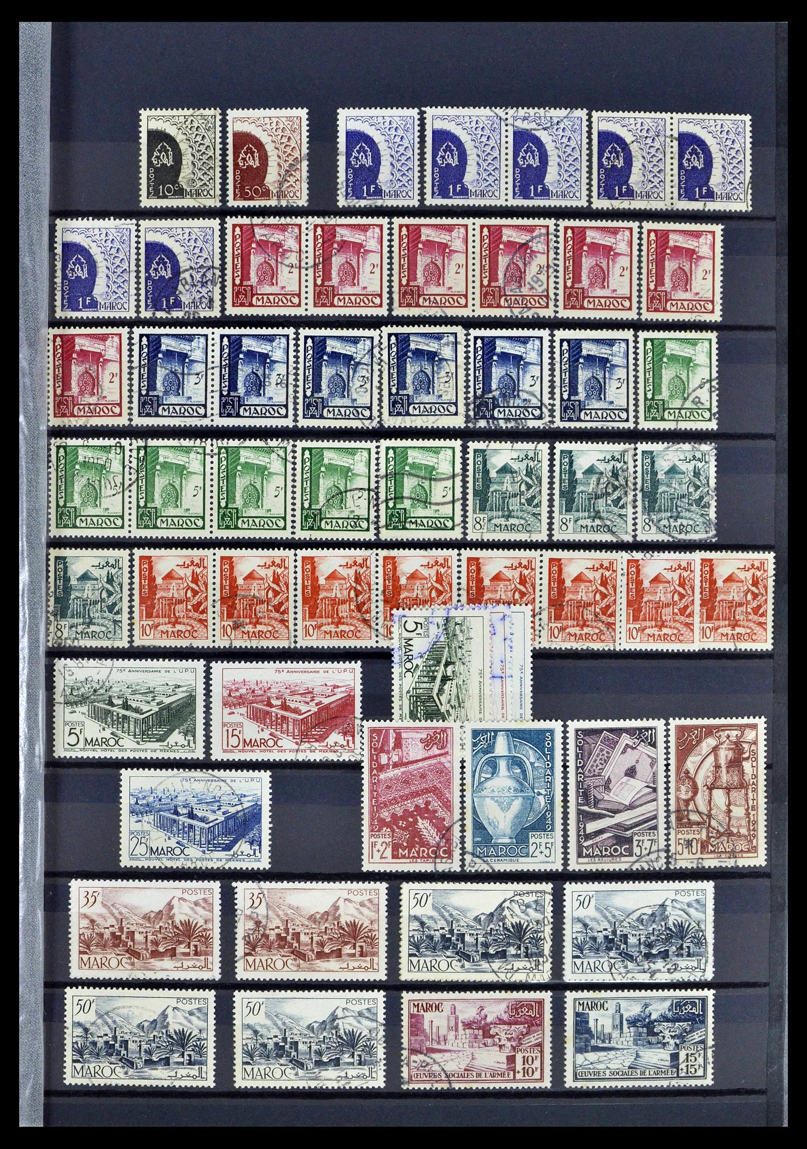 38778 0089 - Stamp collection 38778 Marocco 1891-1980.
