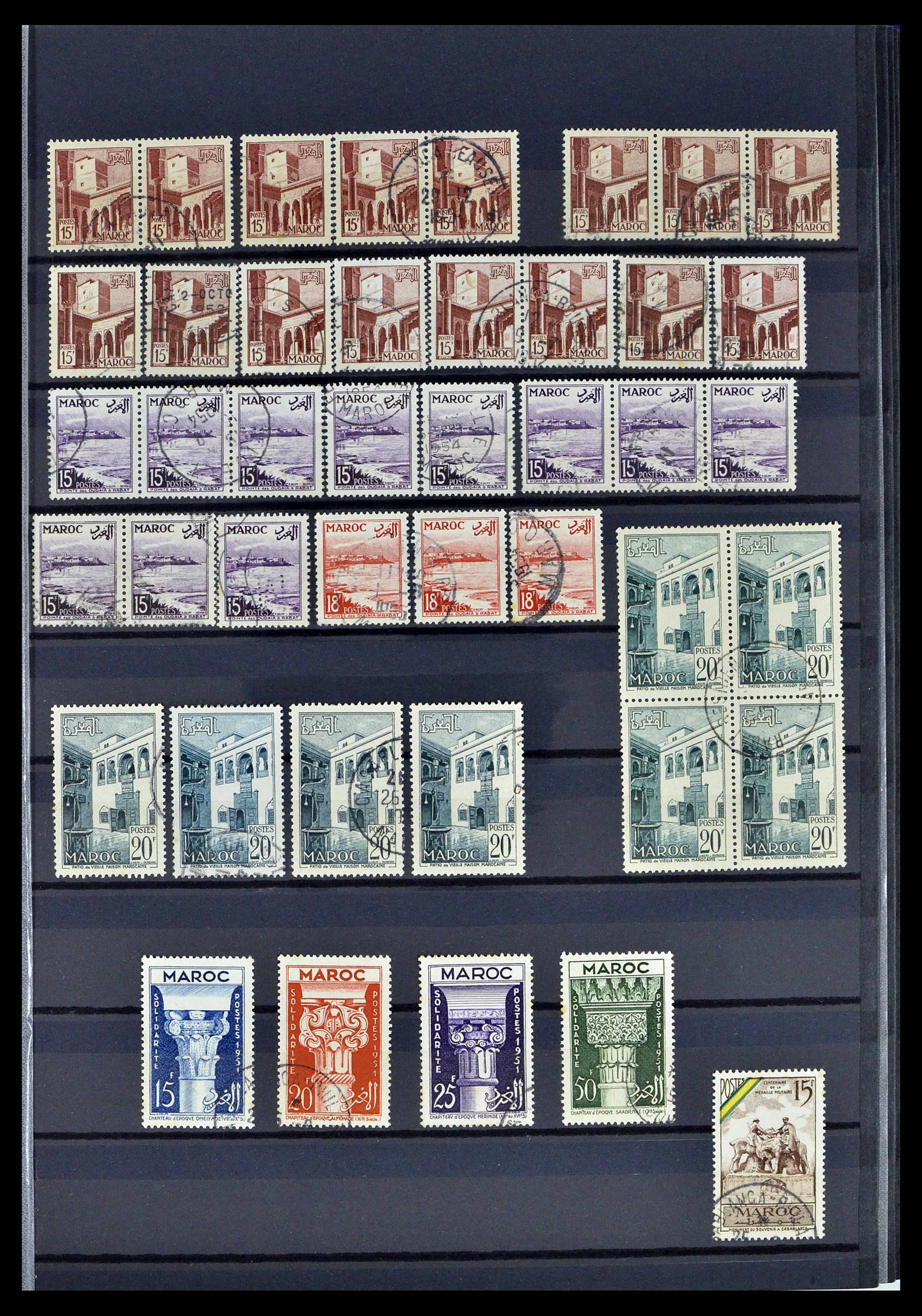 38778 0091 - Stamp collection 38778 Marocco 1891-1980.