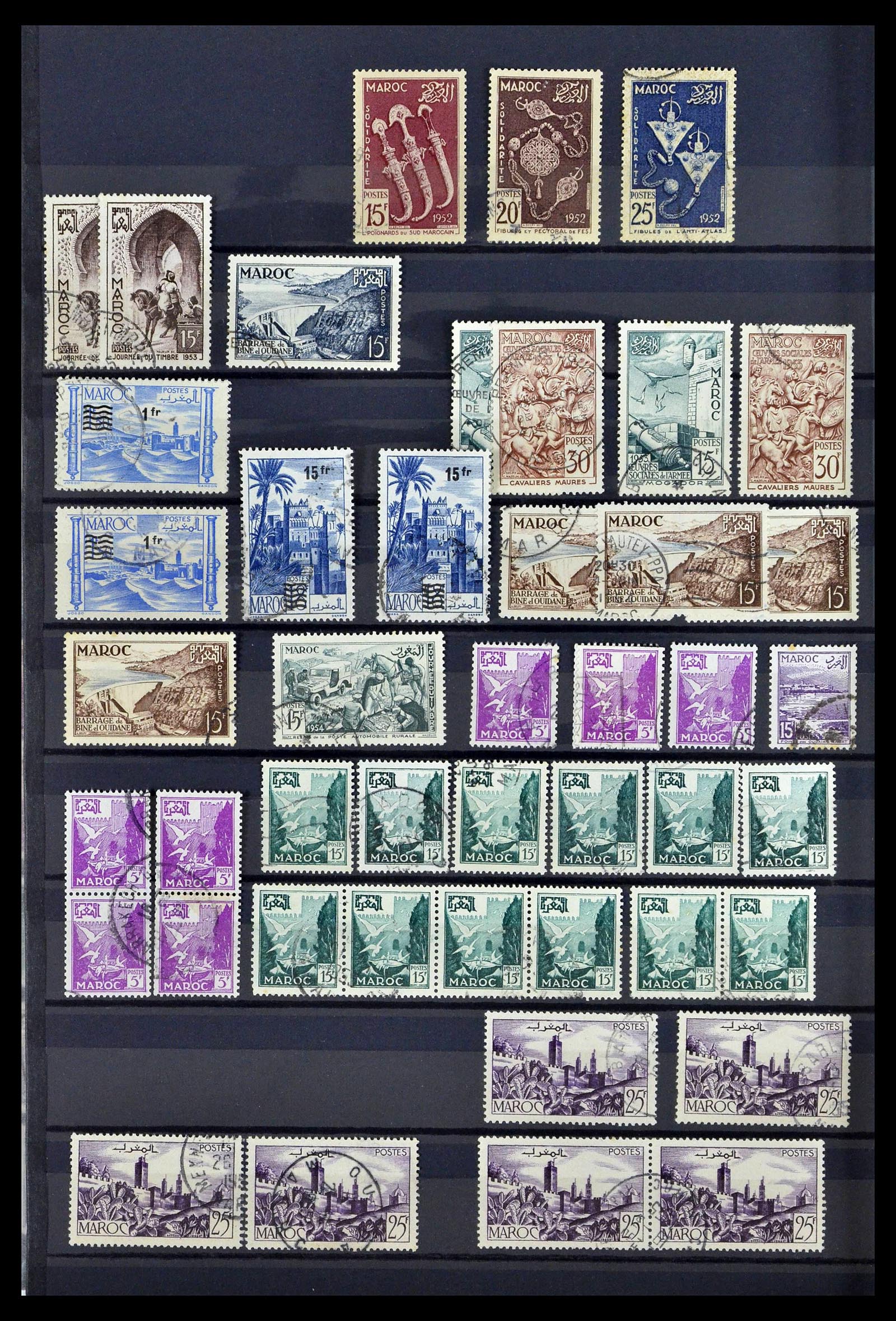 38778 0092 - Stamp collection 38778 Marocco 1891-1980.