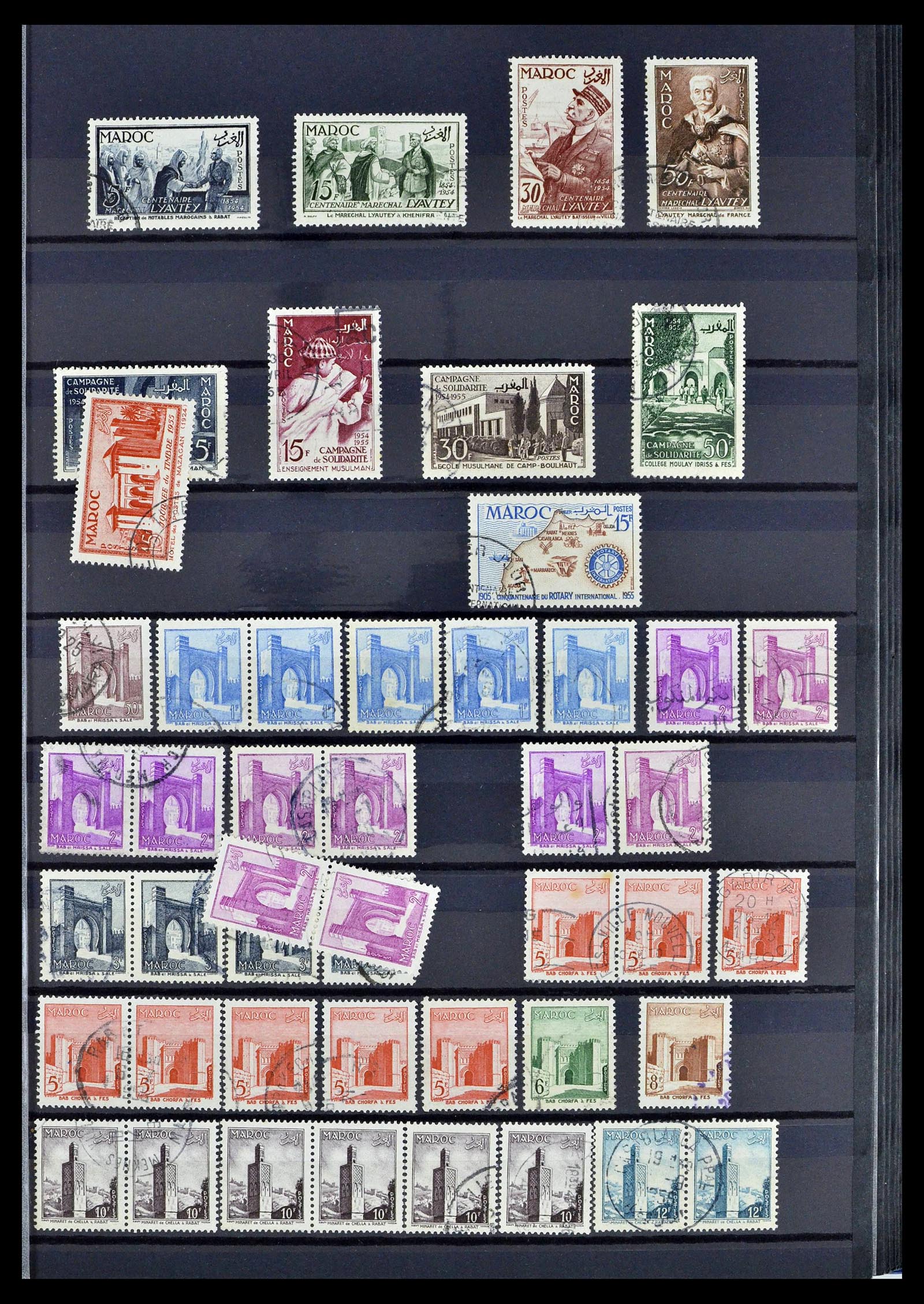 38778 0093 - Stamp collection 38778 Marocco 1891-1980.
