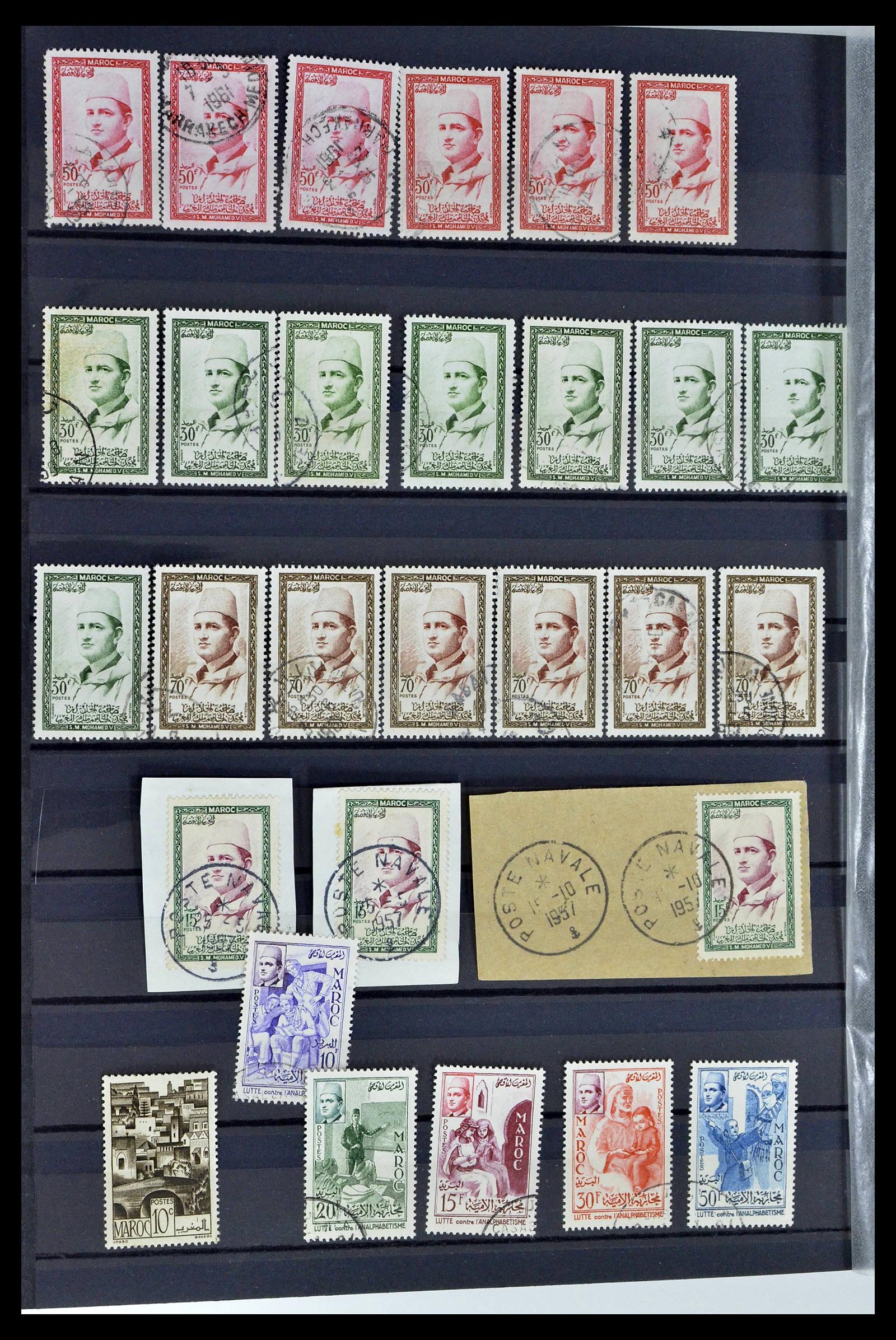 38778 0098 - Stamp collection 38778 Marocco 1891-1980.
