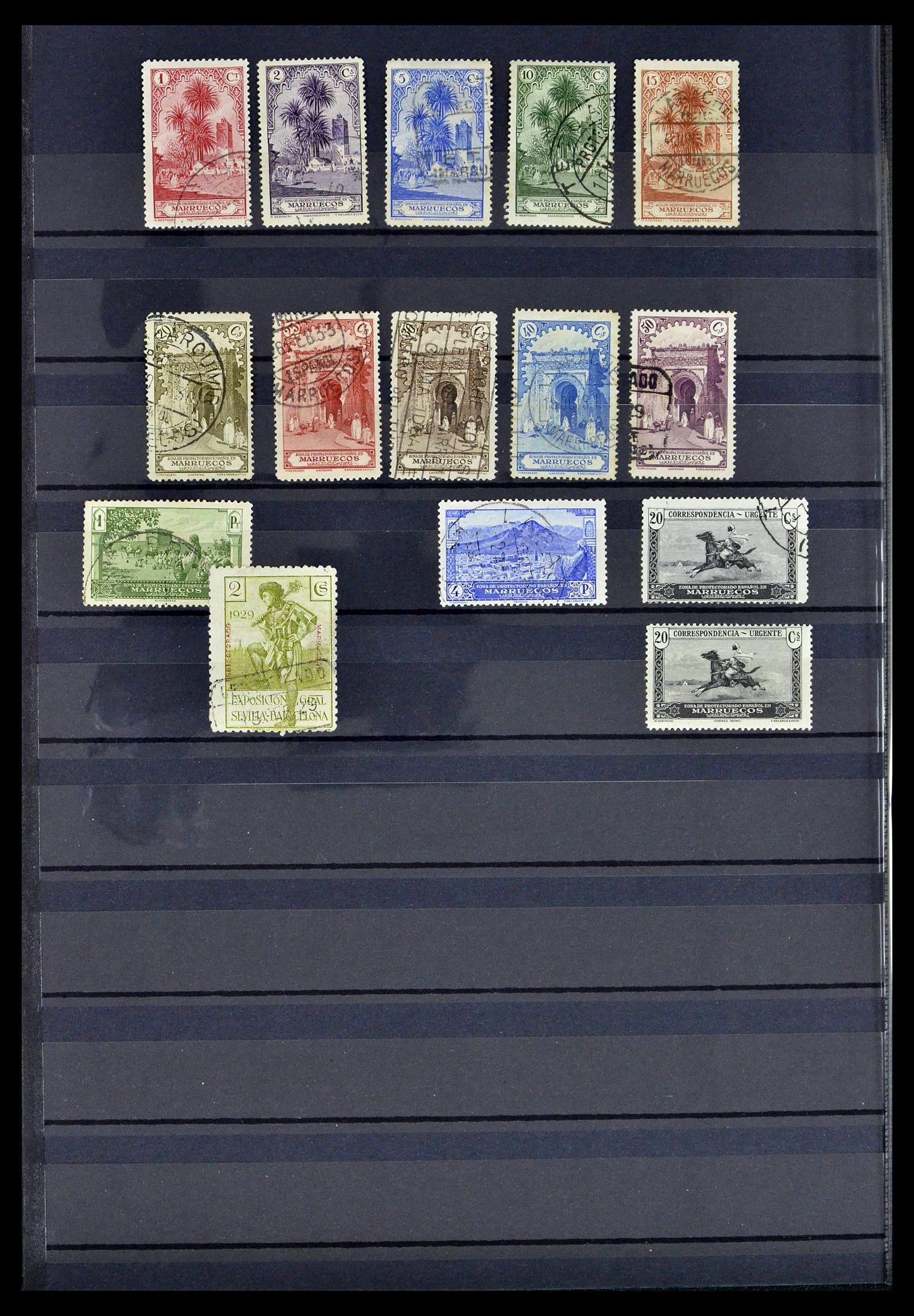 38778 0195 - Stamp collection 38778 Marocco 1891-1980.