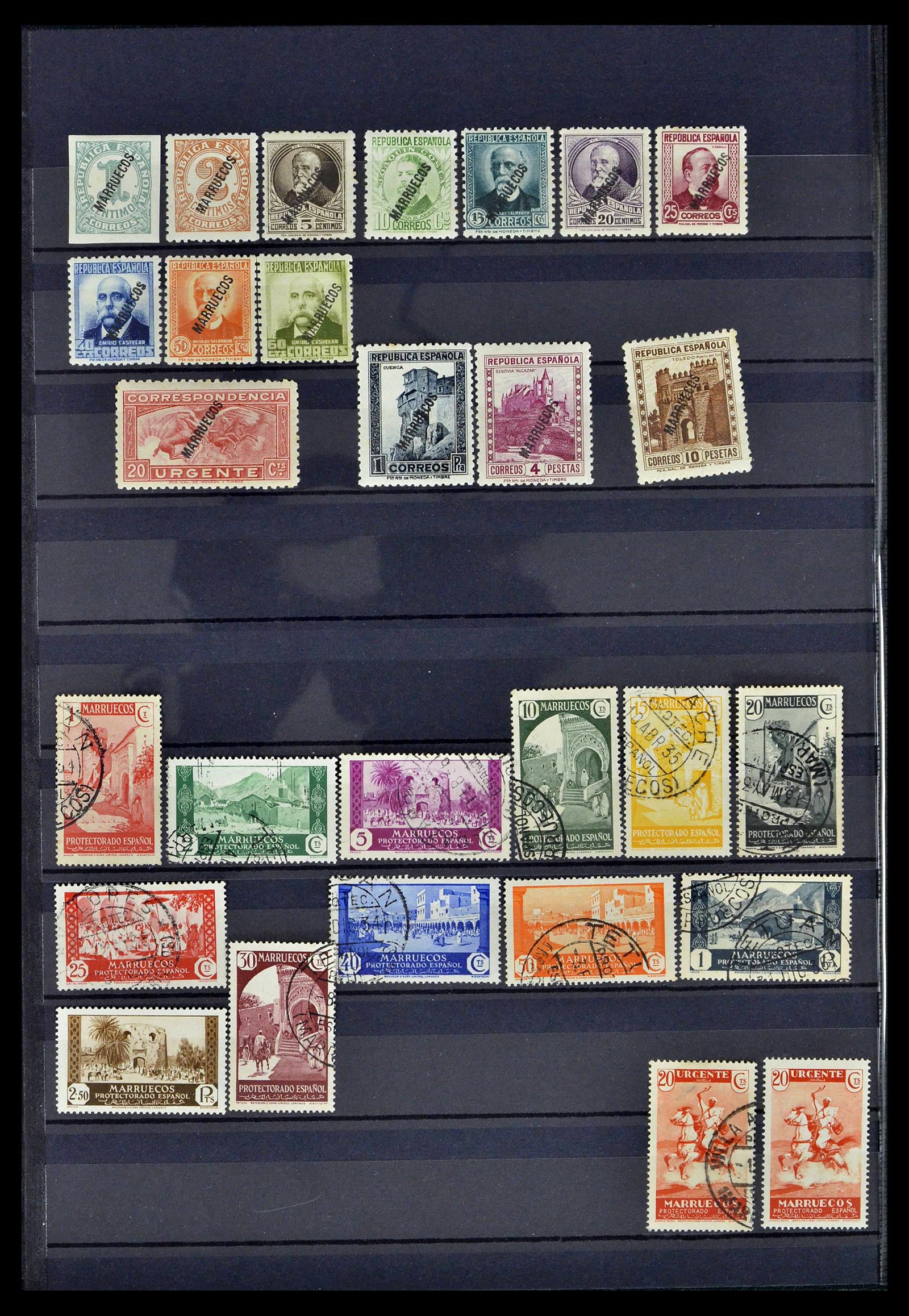38778 0197 - Stamp collection 38778 Marocco 1891-1980.